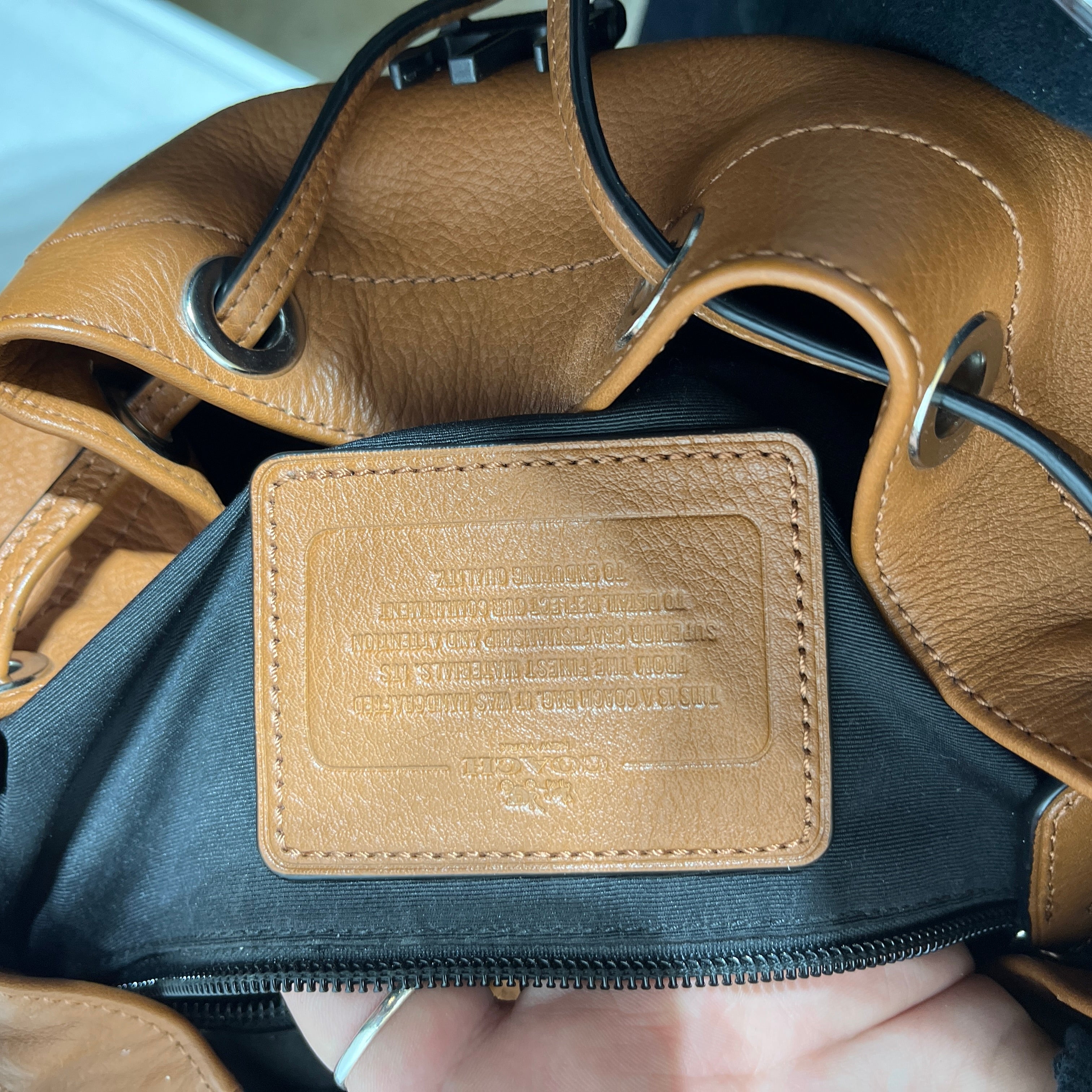 COACH/Backpack/Leather/CML/SILVER BUCKLES view 4