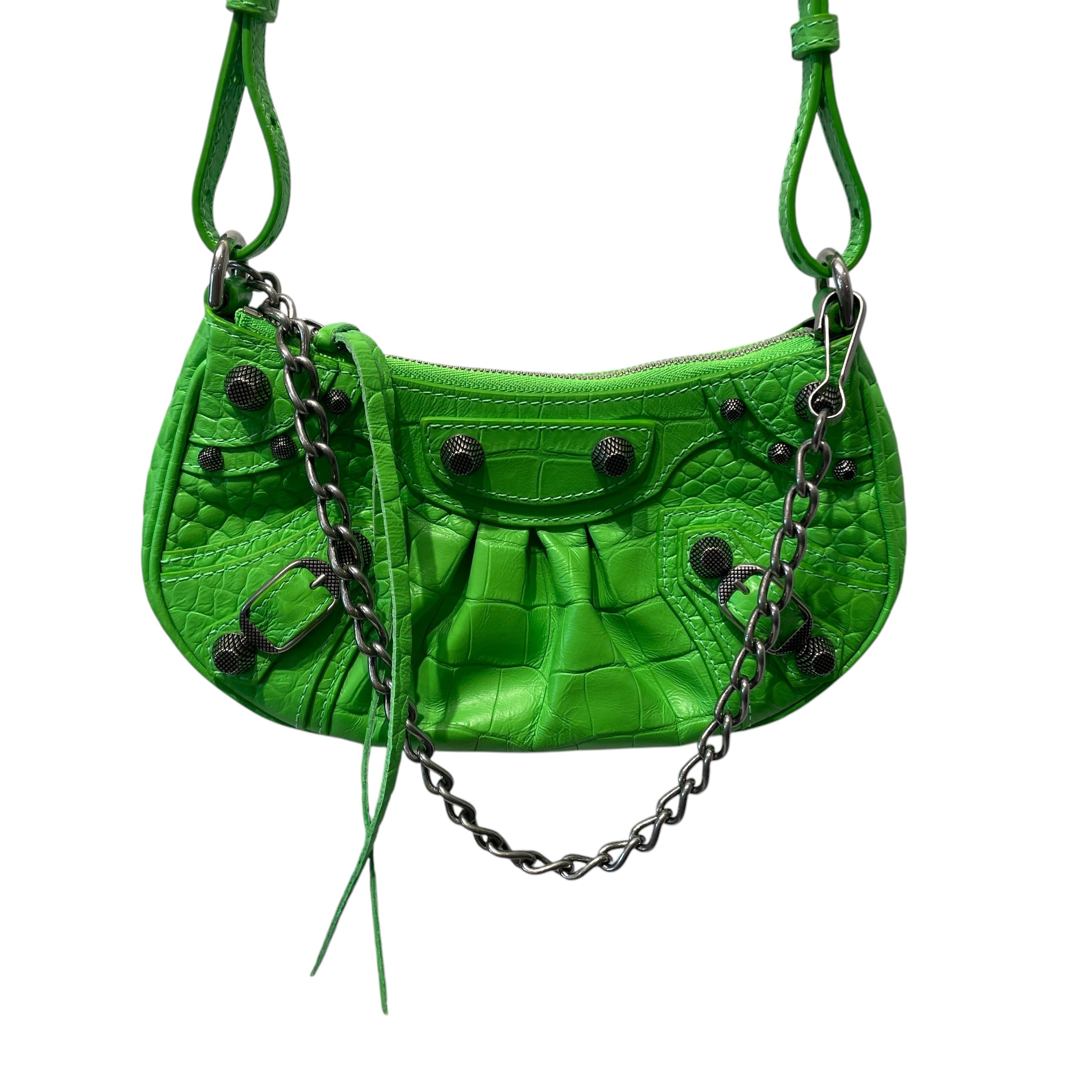BALENCIAGA/Hand Bag/Animal Pattern/Leather/GRN/CAGOLE view 6