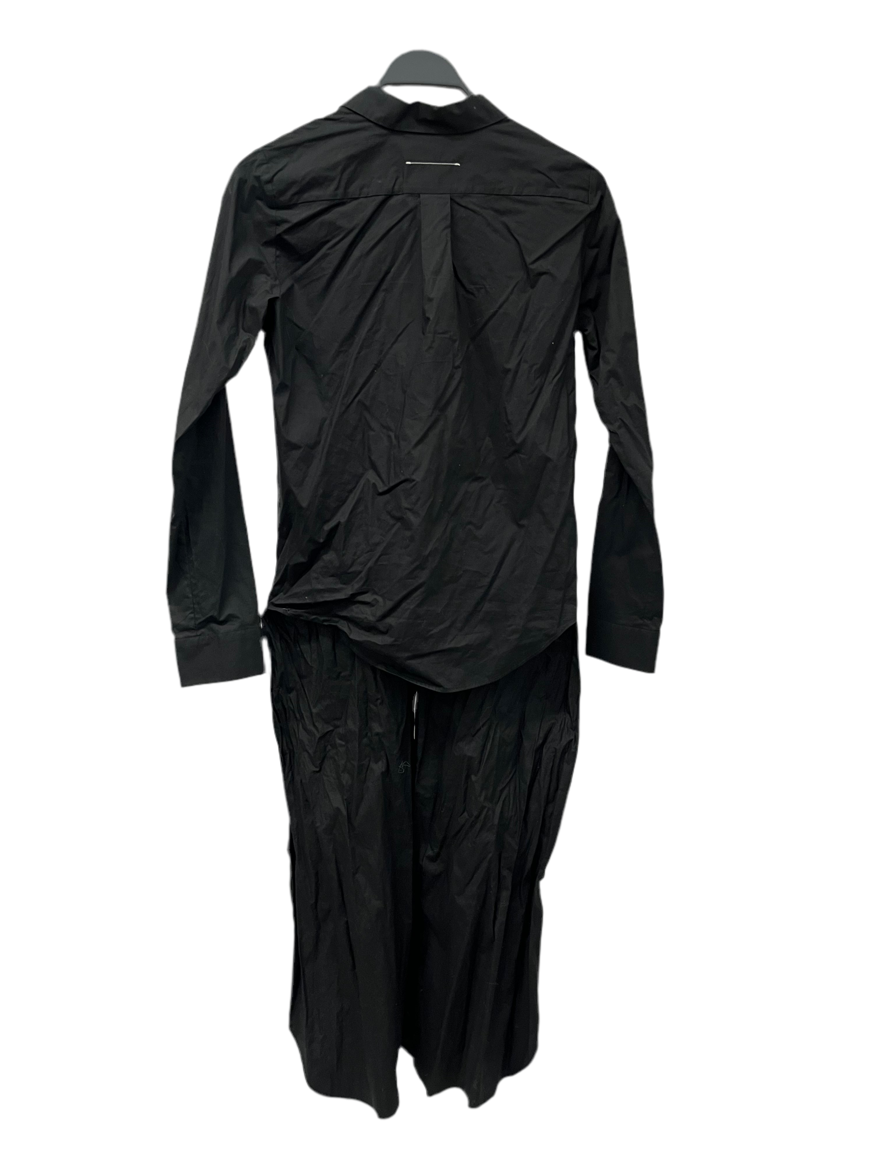 MM6/LS Shirt/42/Cotton/BLK/LONG FRONT BUTTON CLOSURE view 2