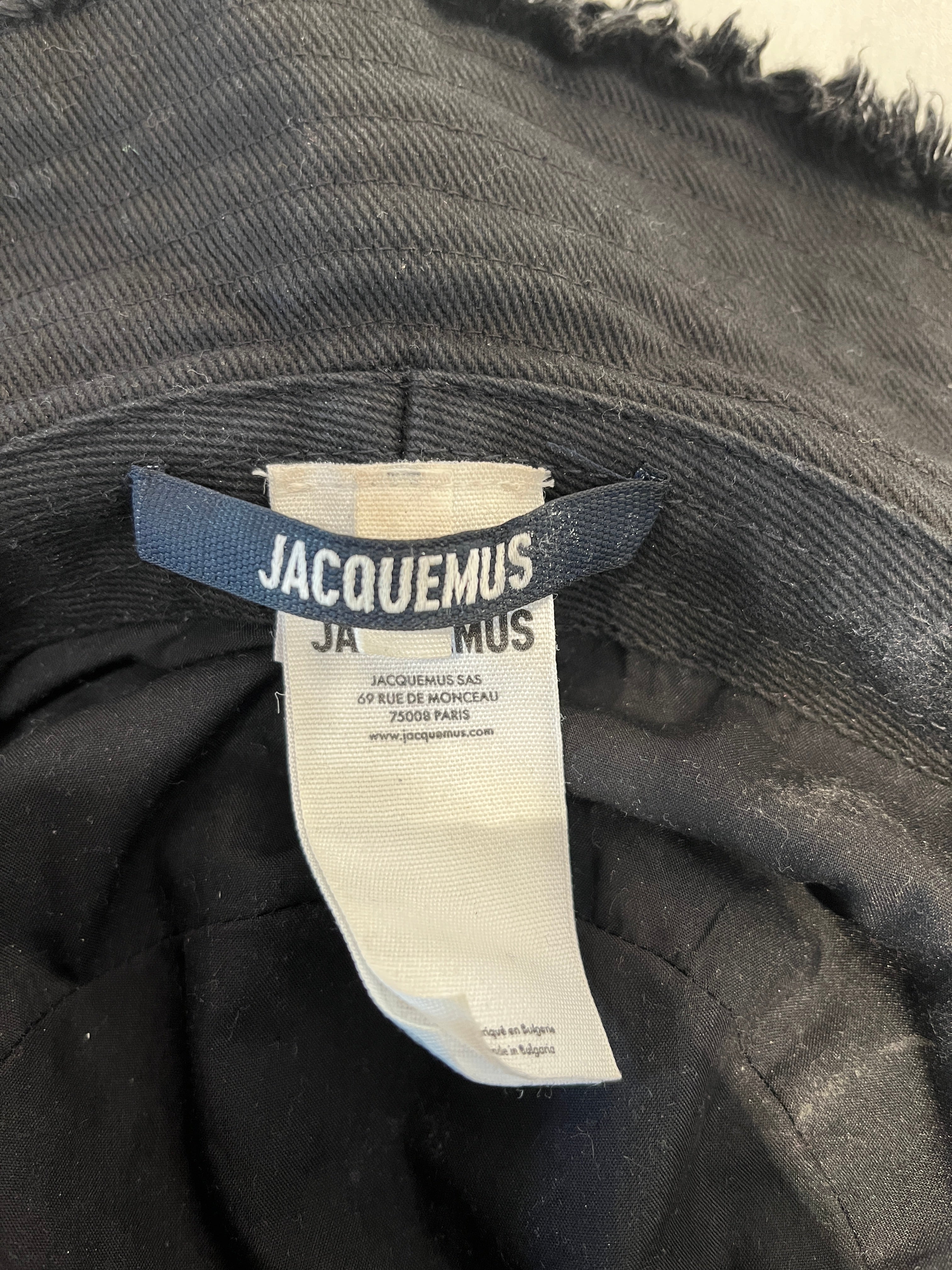 JACQUEMUS/Bucket Hat/Denim/BLK/M's/BUCKET HAT view 3