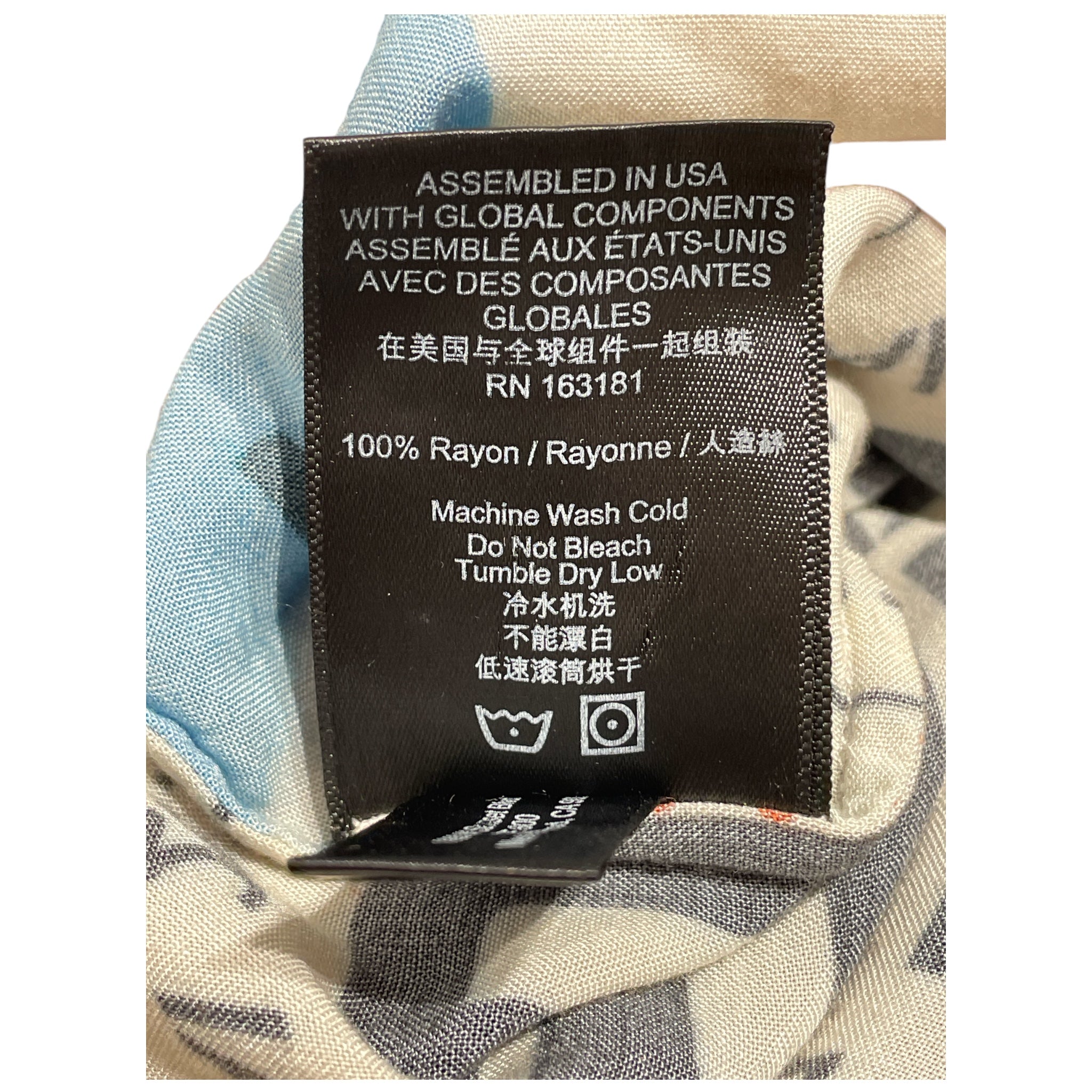 RHUDE/Hawaiian Shirt/XL/Rayon/MLT/All Over Print/ view 4