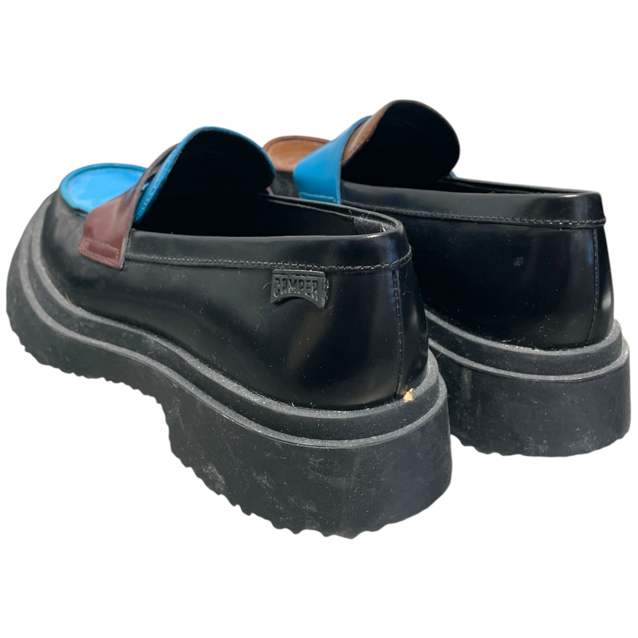 camper/Loafers/EU 38/Leather/MLT/Twins Multicolor Loafers view 2
