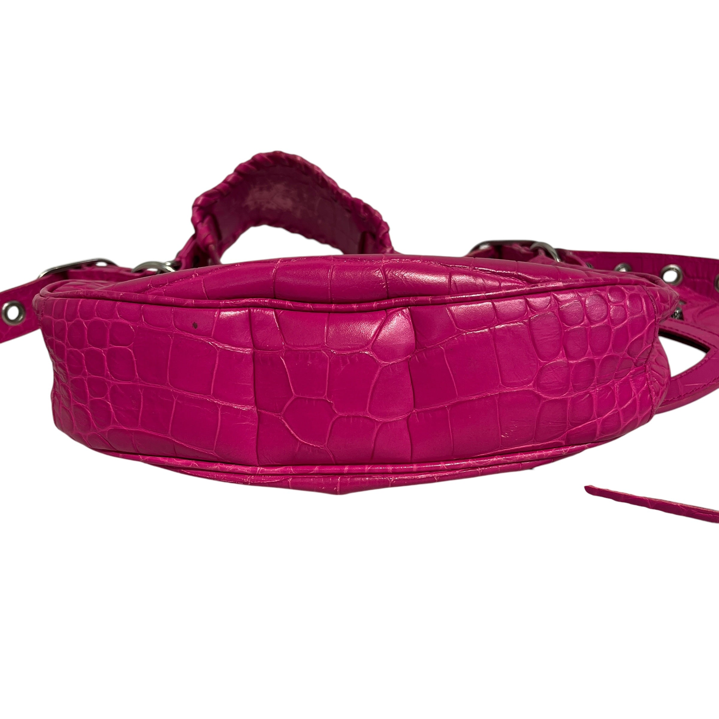 BALENCIAGA/Bag/Leather/PNK/le cagole shoulder hot pink view 3