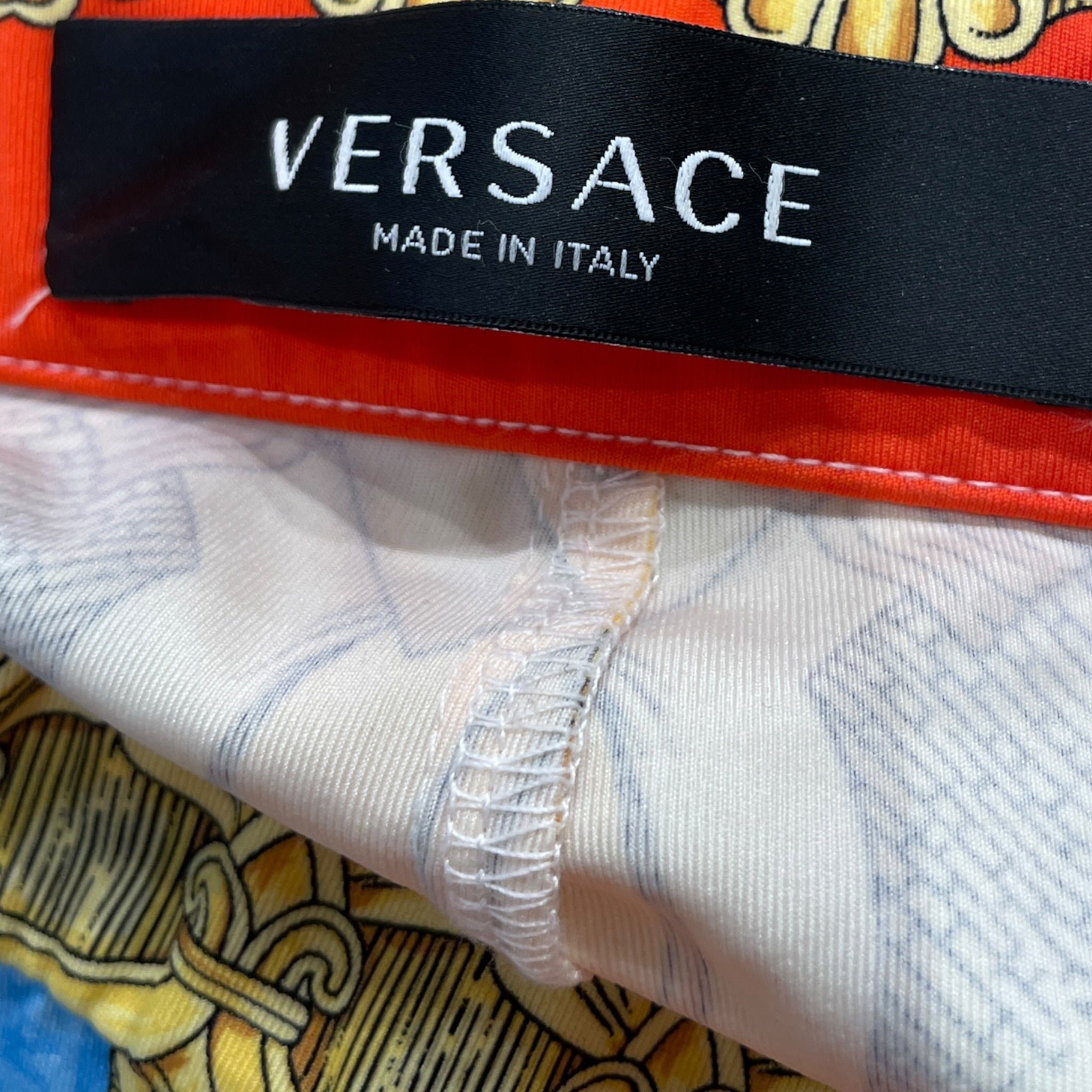 VERSACE/Skinny Pants/46/All Over Print/Nylon/MLT/LEGGING view 3