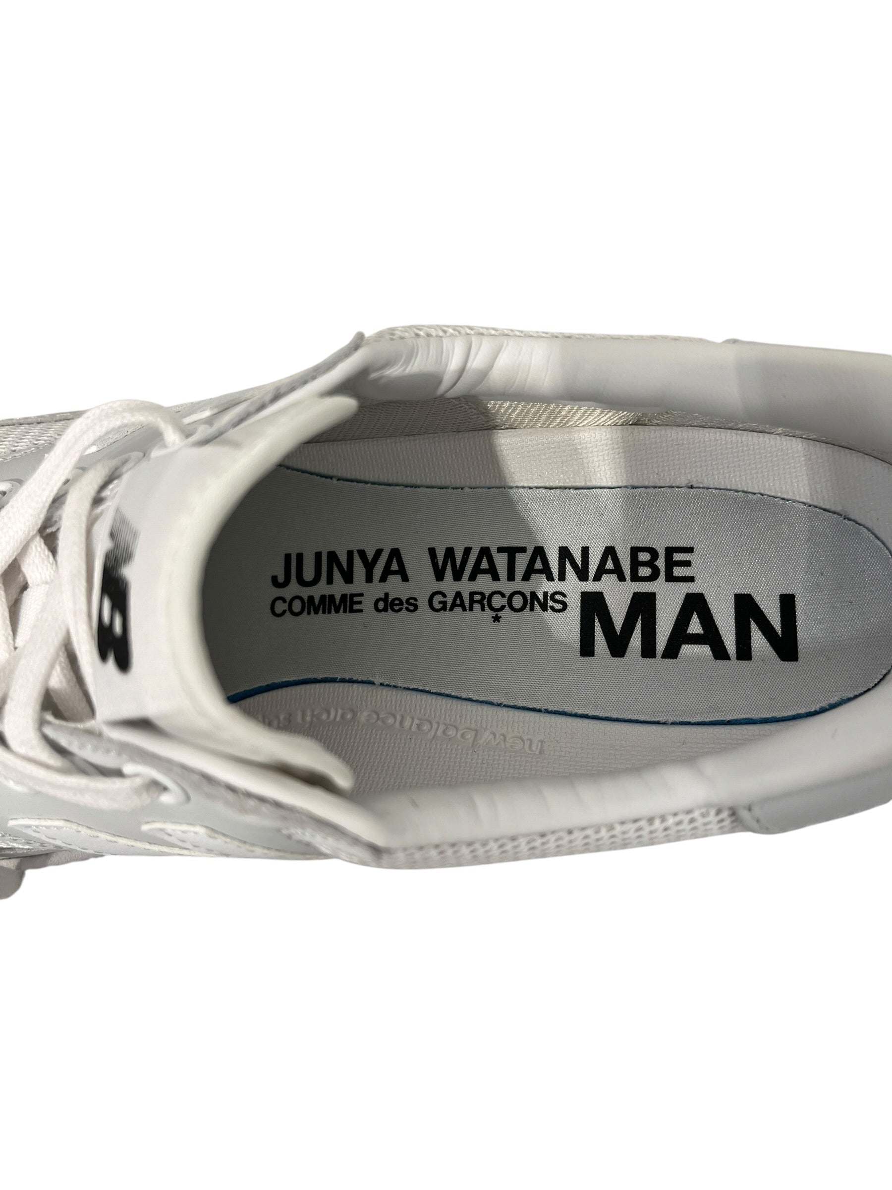 NEW BALANCE/JUNYA WATANABE COMME des GARCONS MAN/Low-Sneakers/US 10/Leather/WHT/NET WHITE N LOGO view 3