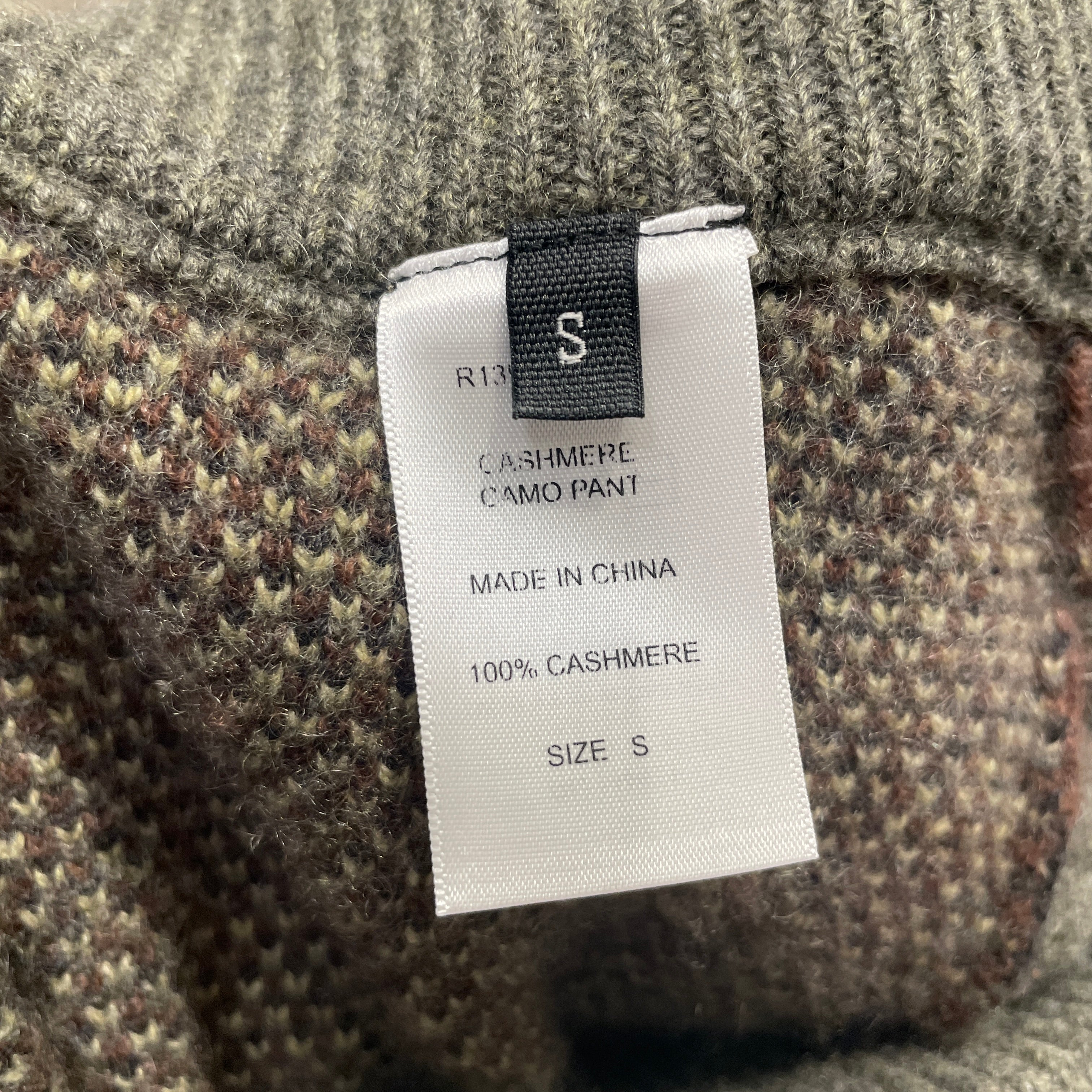 R13/Skinny Pants/S/Cashmere/GRN/Camouflage/TAPERED SWEATS view 4