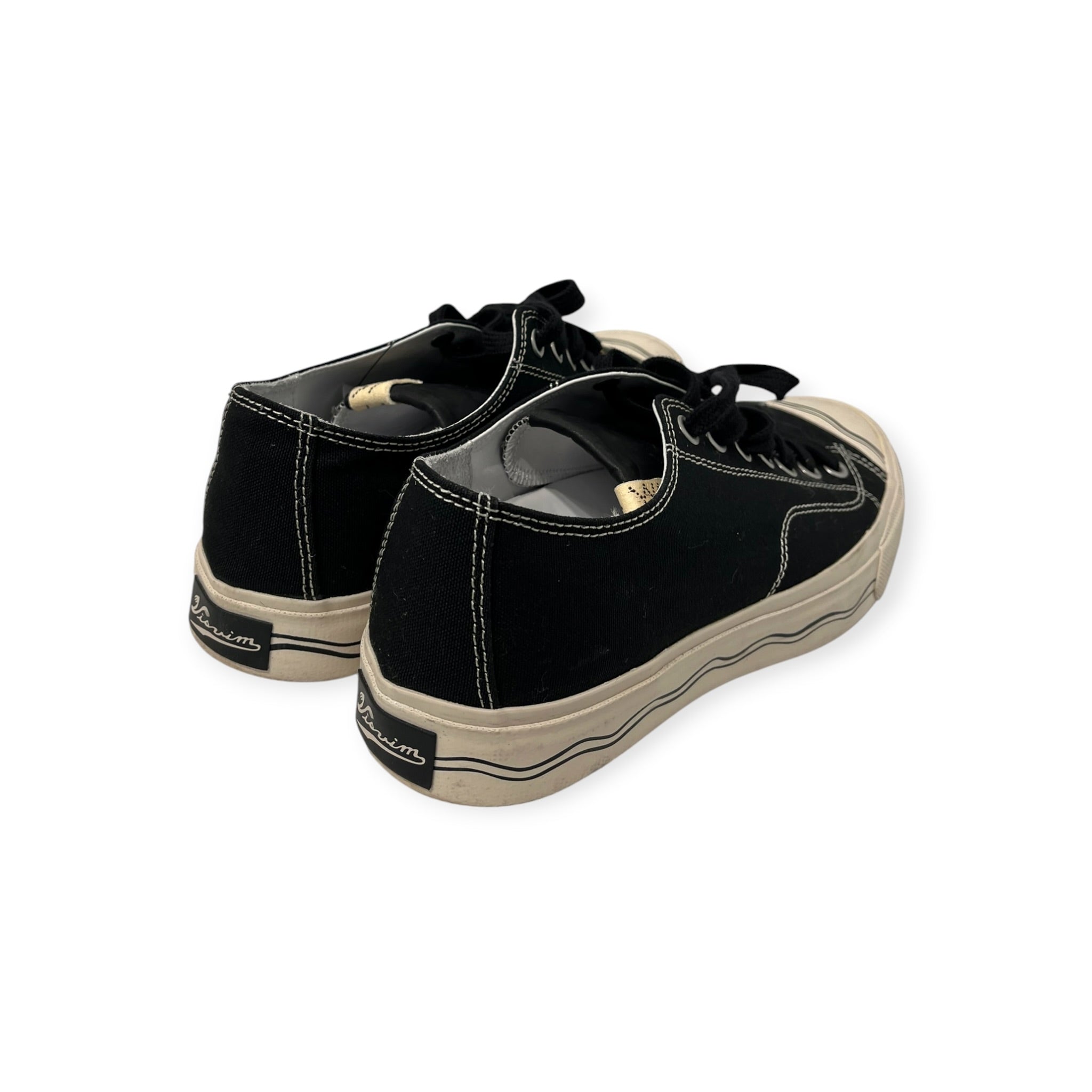 visvim/Low-Sneakers/US 9/Cotton/BLK/CON STYLE VIBRAM SQUIGGLE view 6
