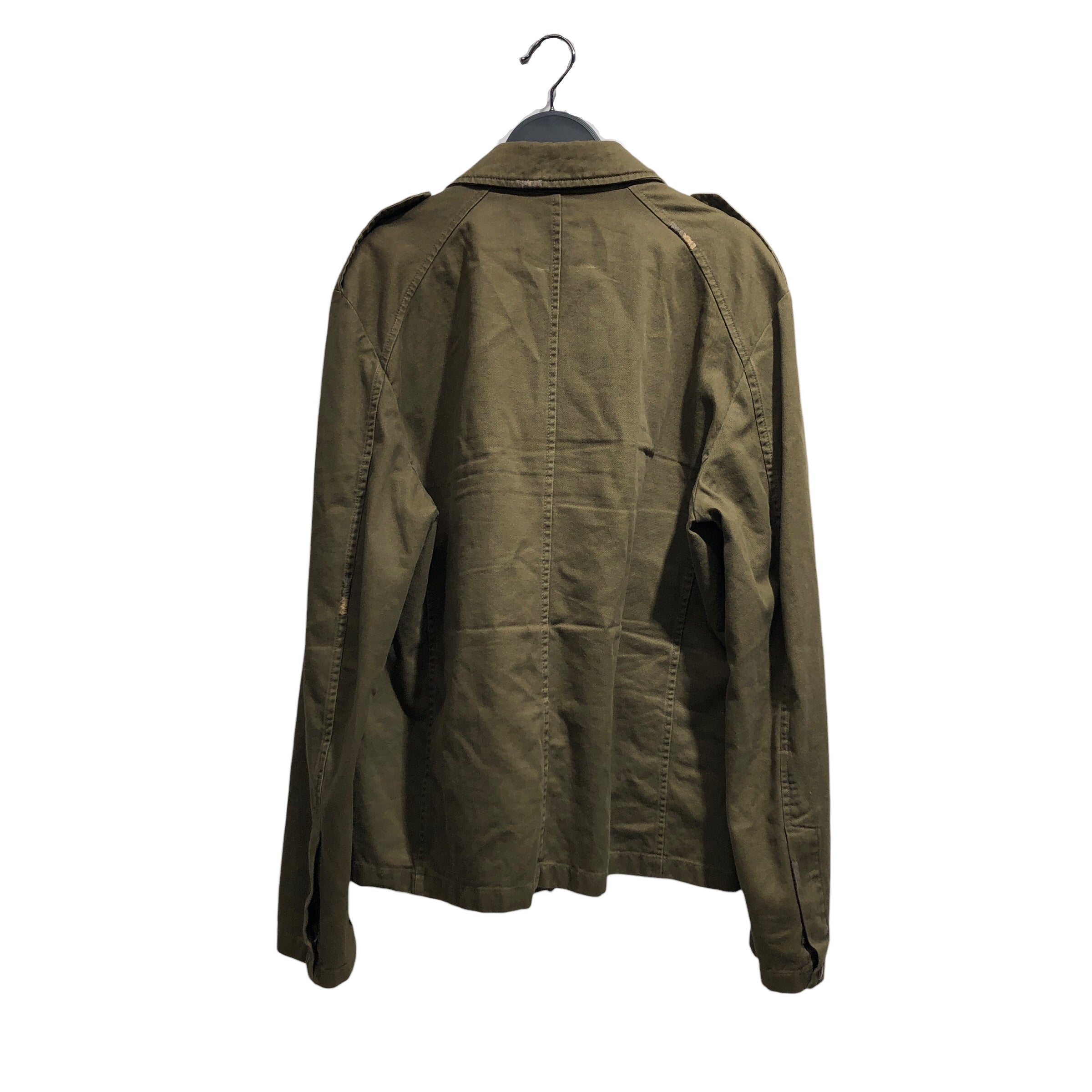 YVES SAINT LAURENT/Jacket/M/Cotton/GRN/ view 2