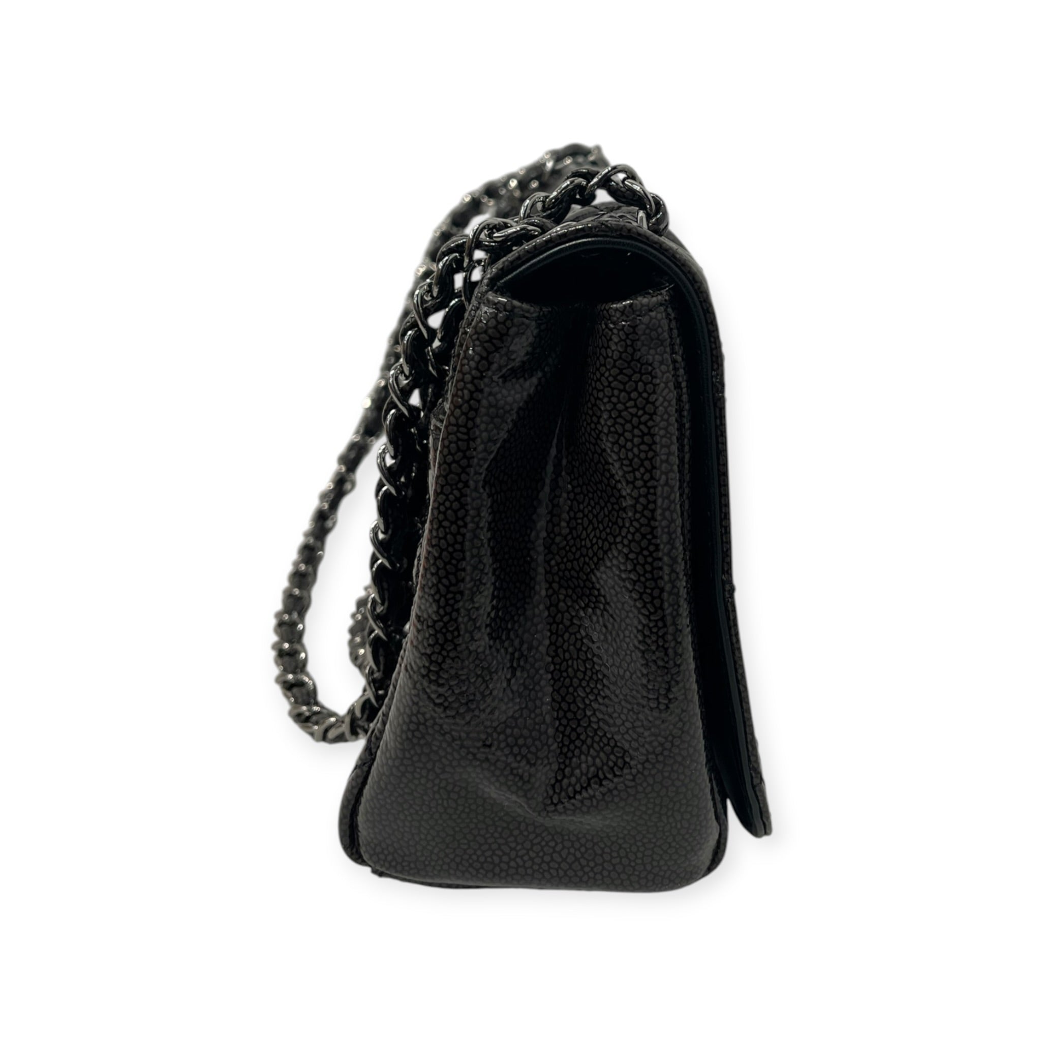 CHANEL/Bag/Leather/BLK/CHANEL CAVIAR REISSUE FLAP BAG view 5