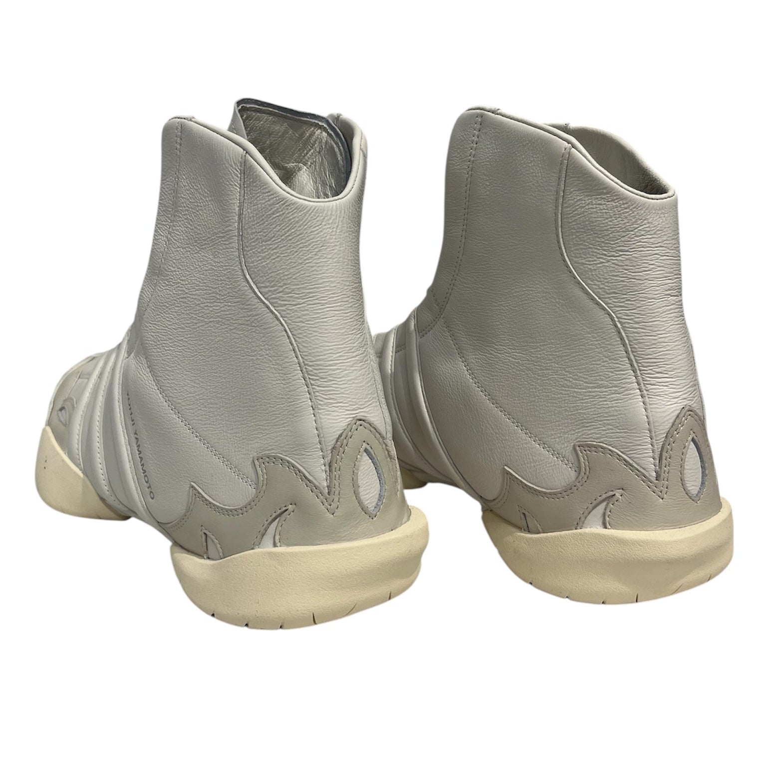 Y-3/Hi-Sneakers/US 10/Leather/WHT/Y-3 2002 HIGH view 2