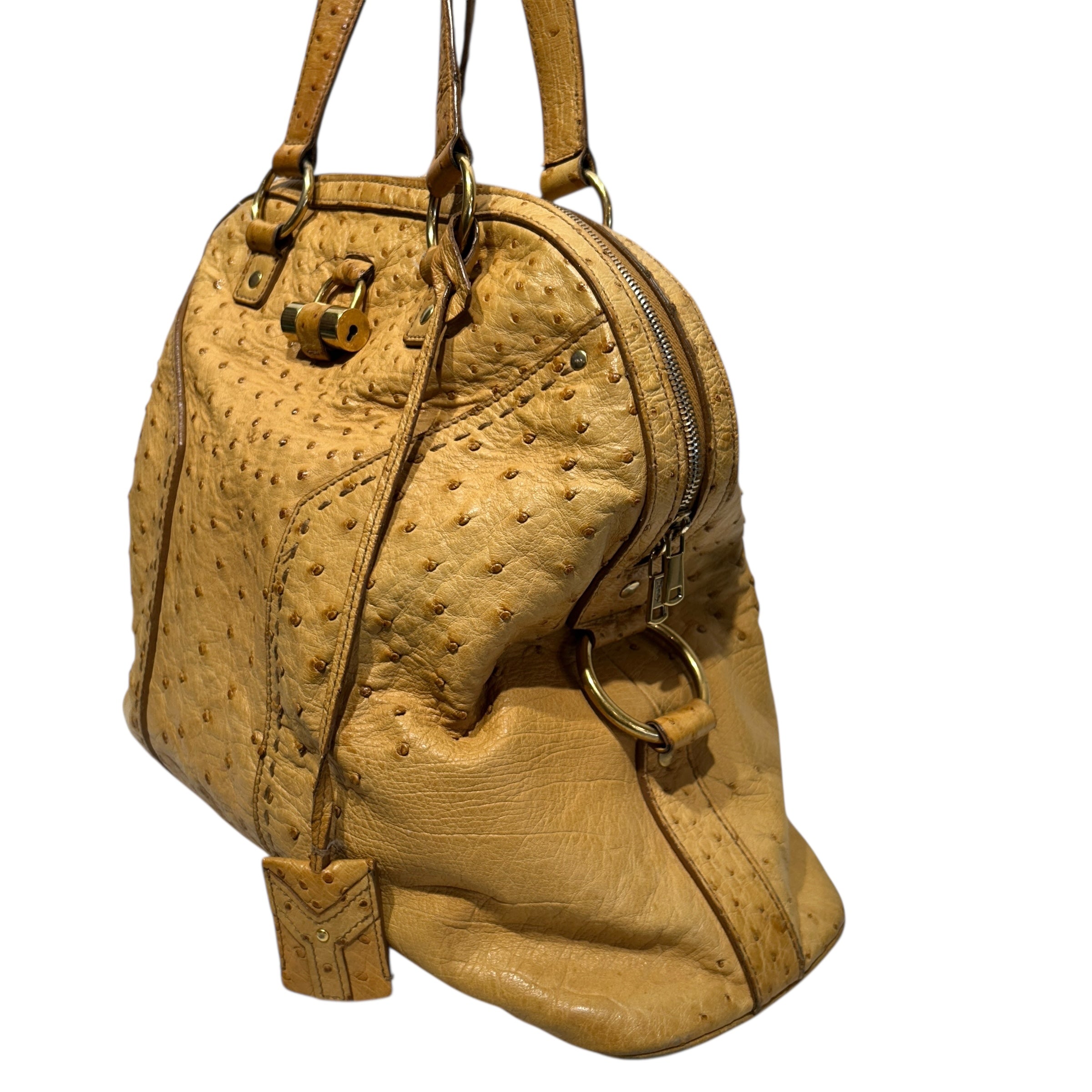 YVES SAINT LAURENT/Hand Bag/Leather/CML/MUSE DOTTED view 6