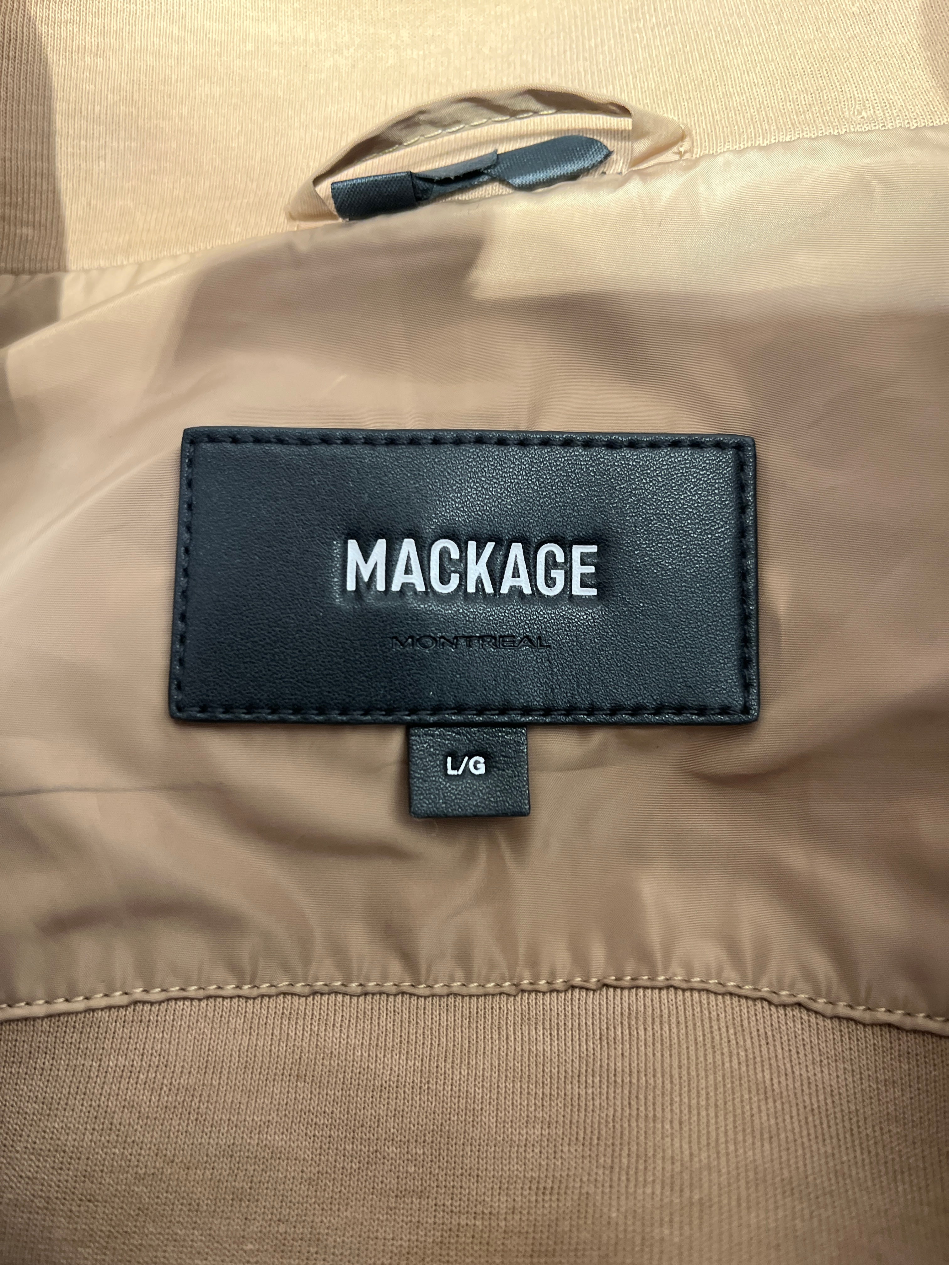 MACKAGE/Puffer Jkt/L/Nylon/BEG/ view 3