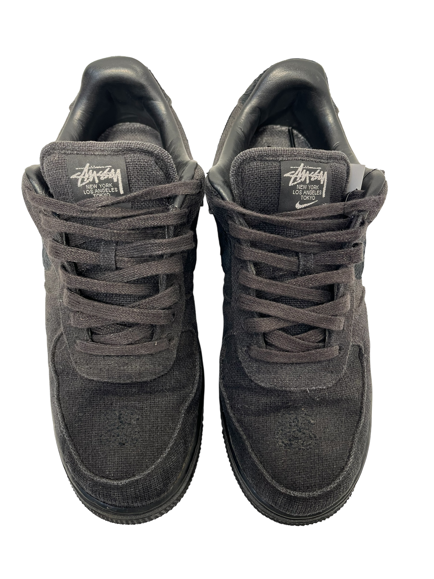 NIKE/STUSSY/Low-Sneakers/US 9.5/BLK/Stussy Air Force 1 view 4