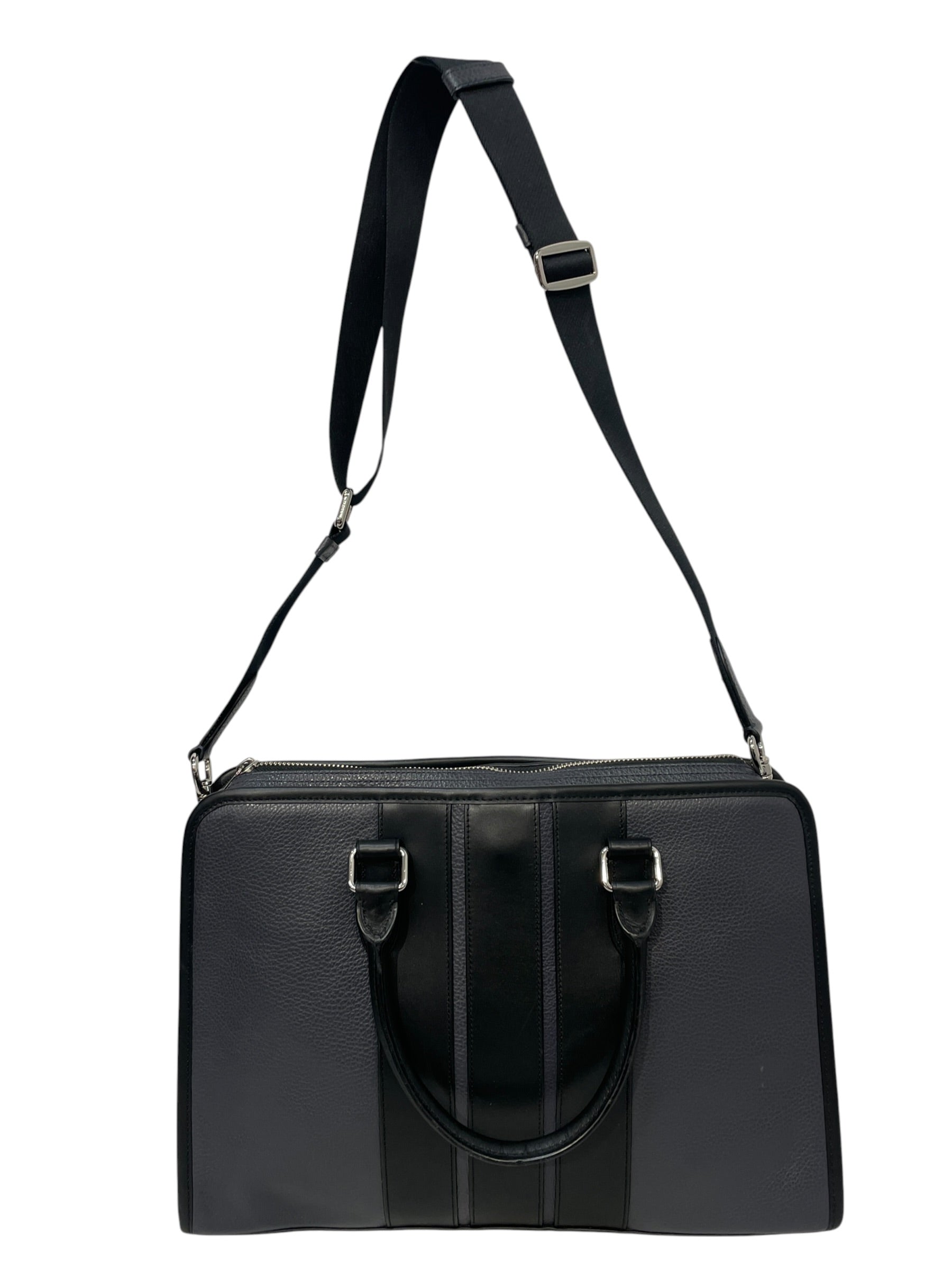 COACH/Briefcase/Leather/GRY/f23212 bond 3 stripe view 2