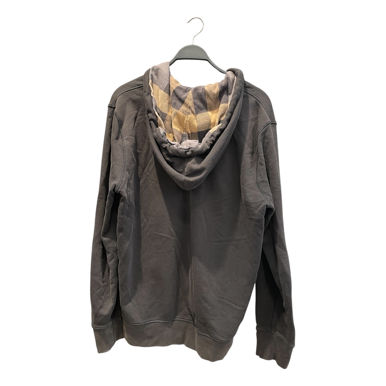 BURBERRY BRIT/Zip Up Hoodie/XXL/Cotton/BLK/BURBERRY BRIT ZIP-UP HOODIE view 2
