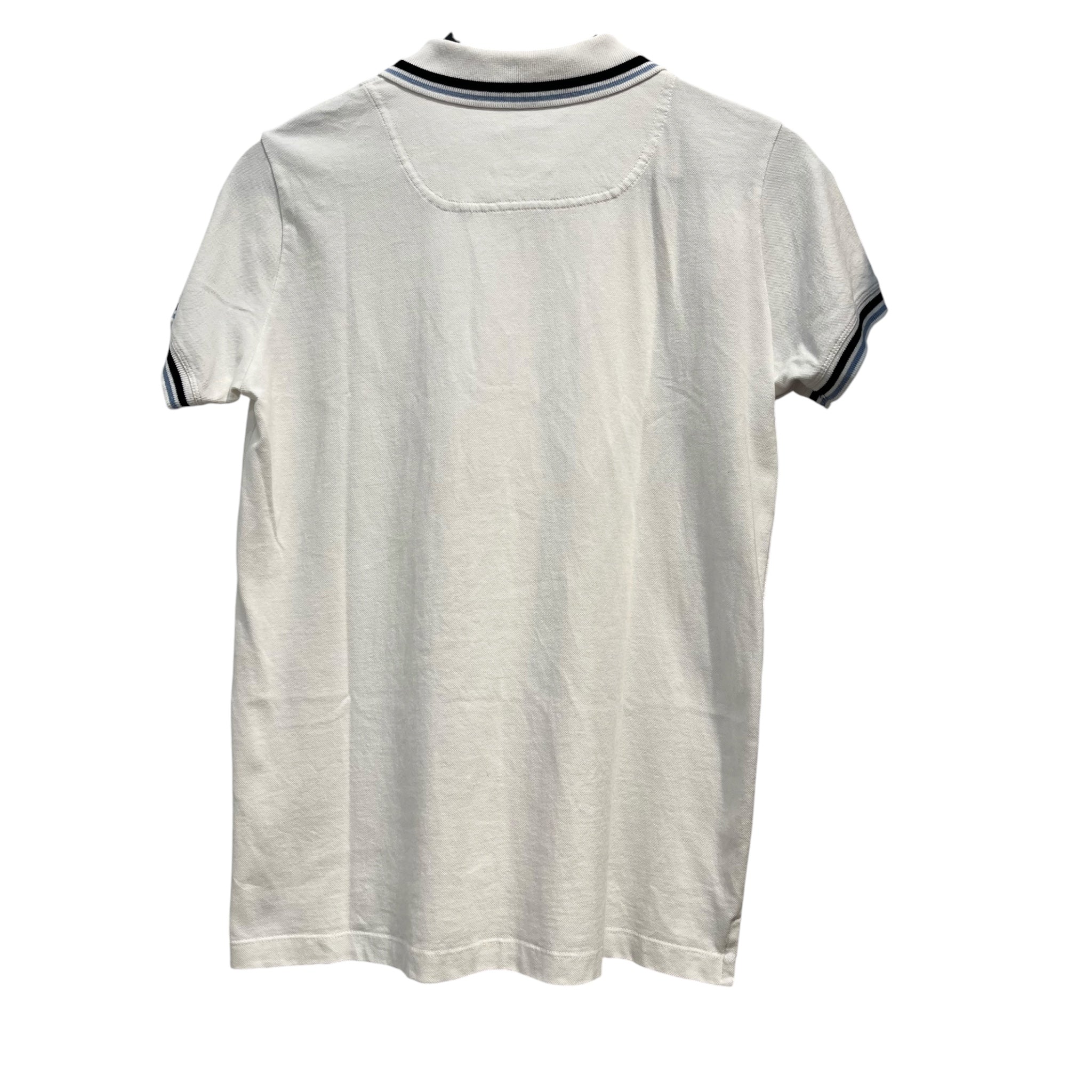 DIESEL/Polo Shirt/M/Cotton/WHT/BLK/BLU STRIPE BOARDERS view 2