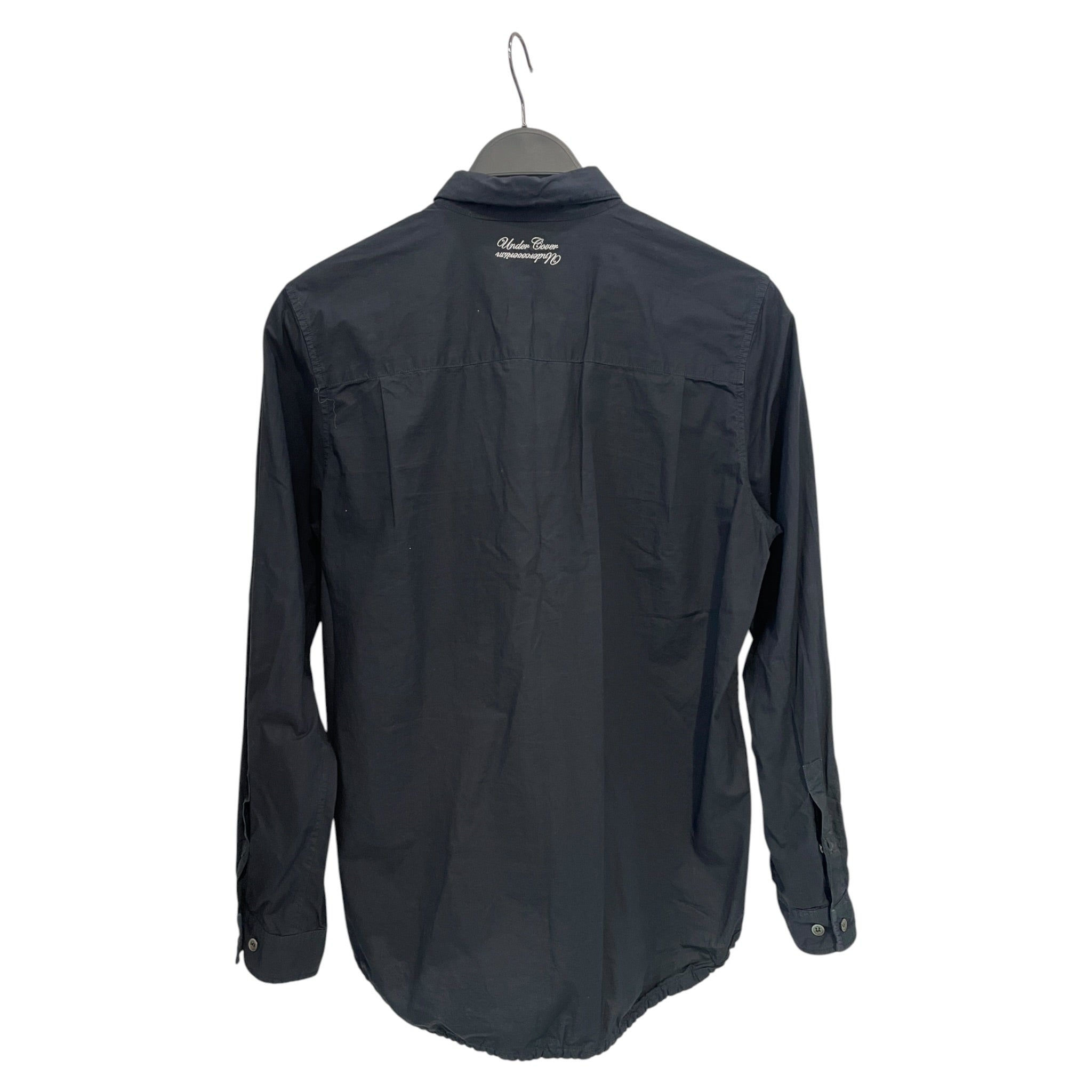 UNDERCOVER/LS Blouse/2/Cotton/NVY/ view 2