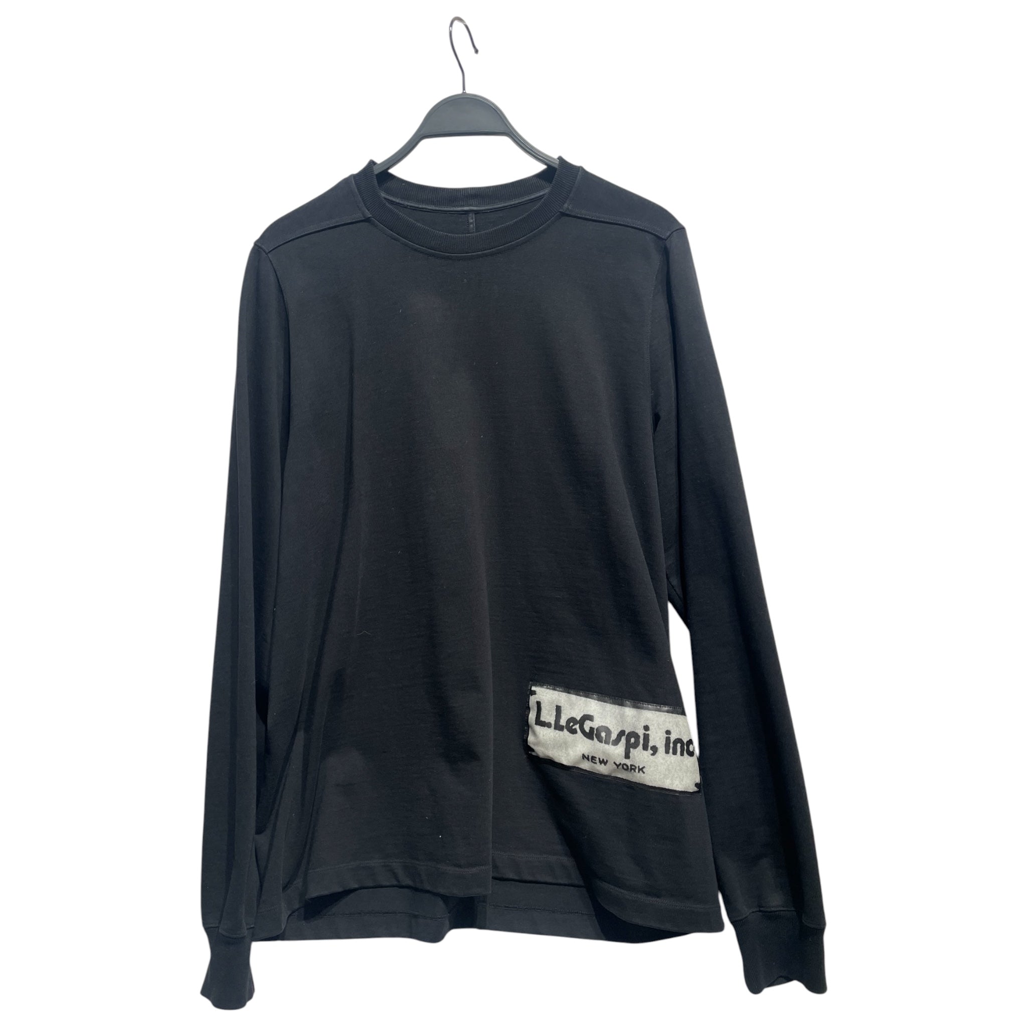 Rick Owens/LS T-Shirt/L/BLK/LARRY FW19 view 1