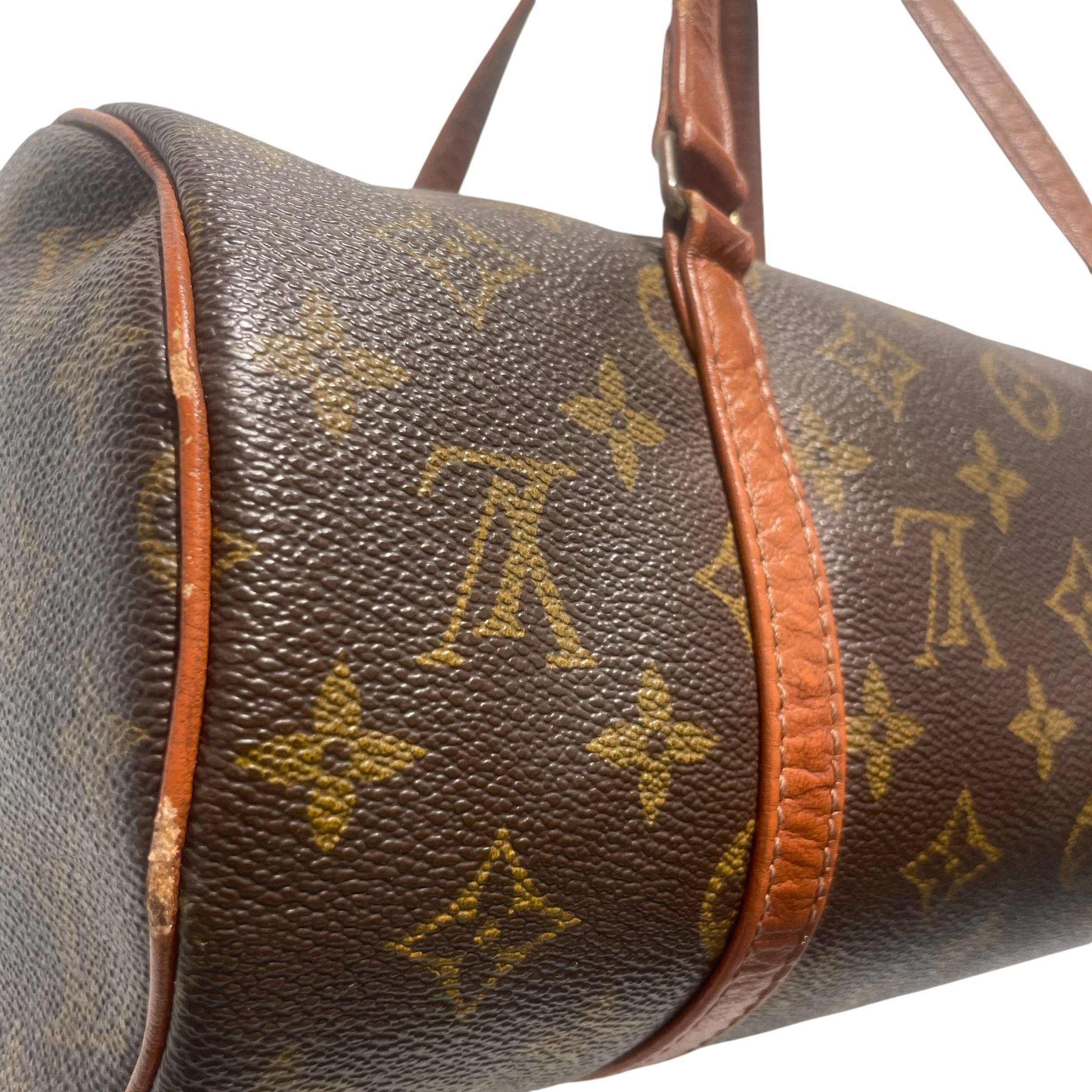 LOUIS VUITTON/Bag/Monogram/Leather/BRW/VINTAGE PAPILLON view 5
