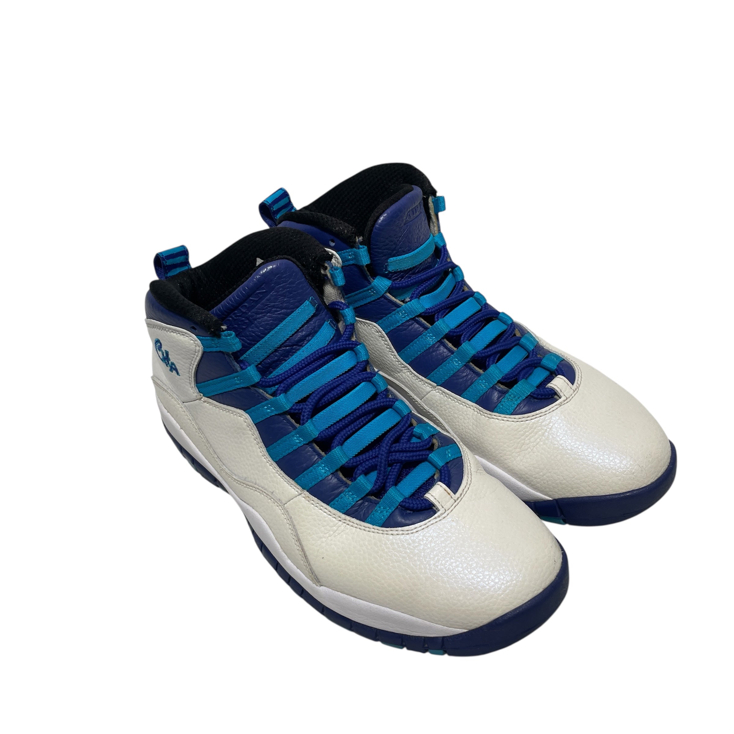 NIKE/Hi-Sneakers/US 11.5/Suede/WHT/U-Tip/JORDAN 9 CHARLOTTE HORNETS view 1