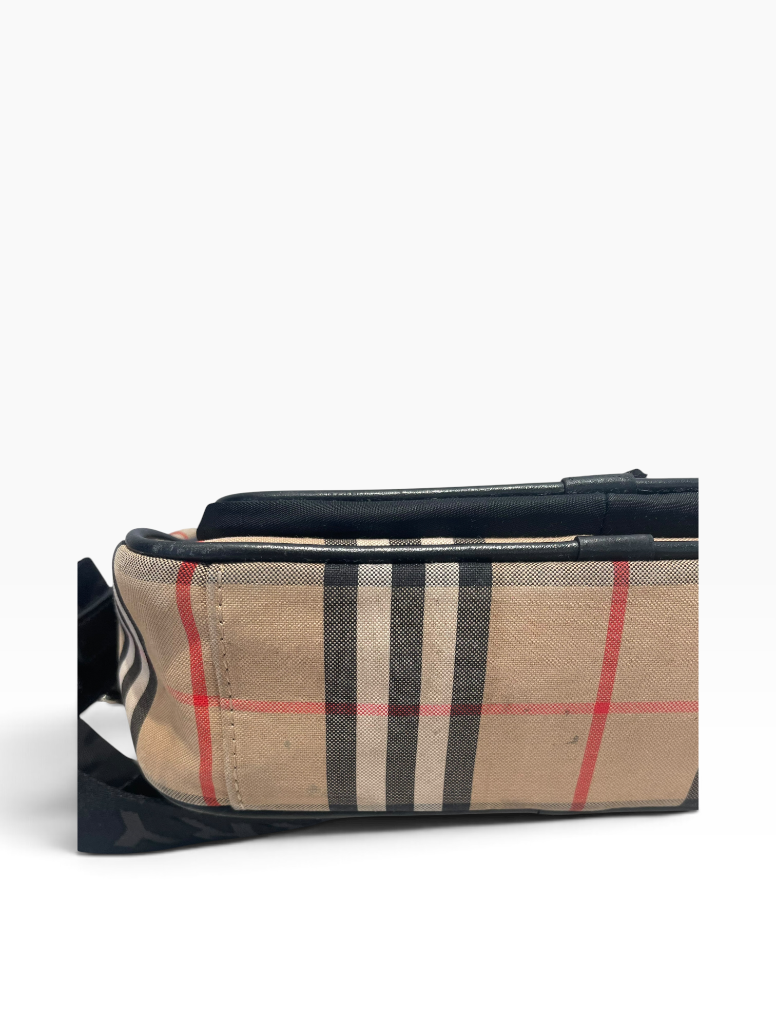 BURBERRY/Cross Body Bag/Plaid/Nylon/BEG/paddy vintage check view 7