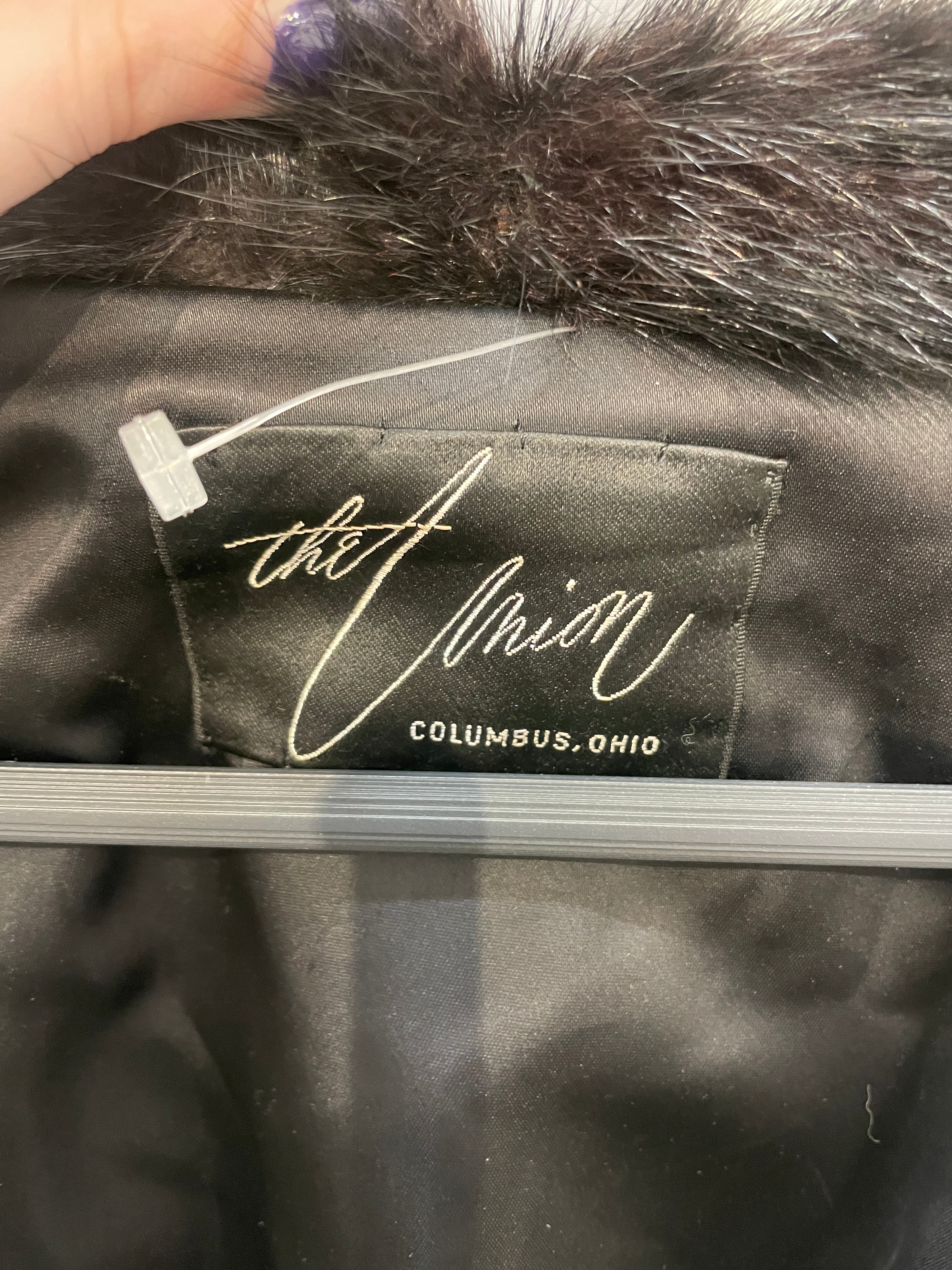 THE UNION/Coat/Fur/BLK/columbus, ohio view 3