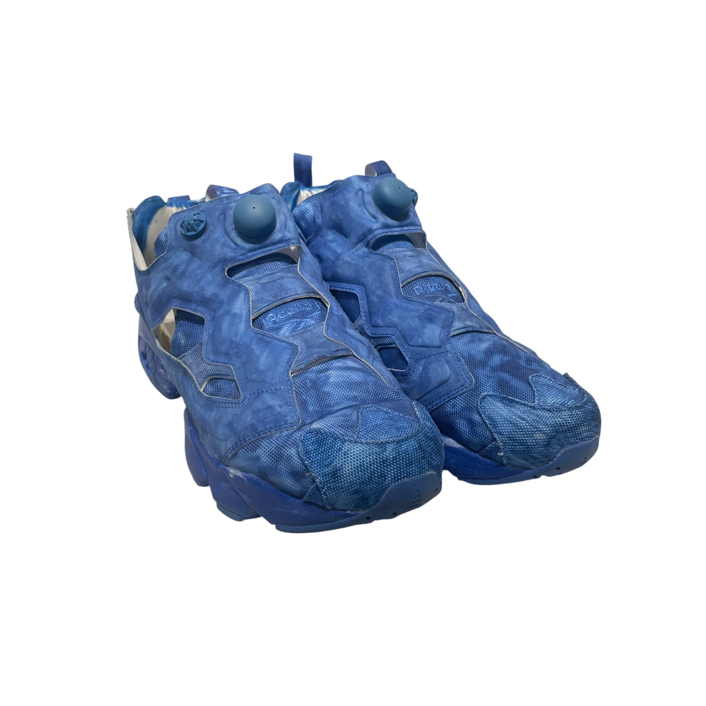 VETEMENTS/Reebok/Low-Sneakers/US 13/Cotton/BLU/INSTAPUMP FURY view 1