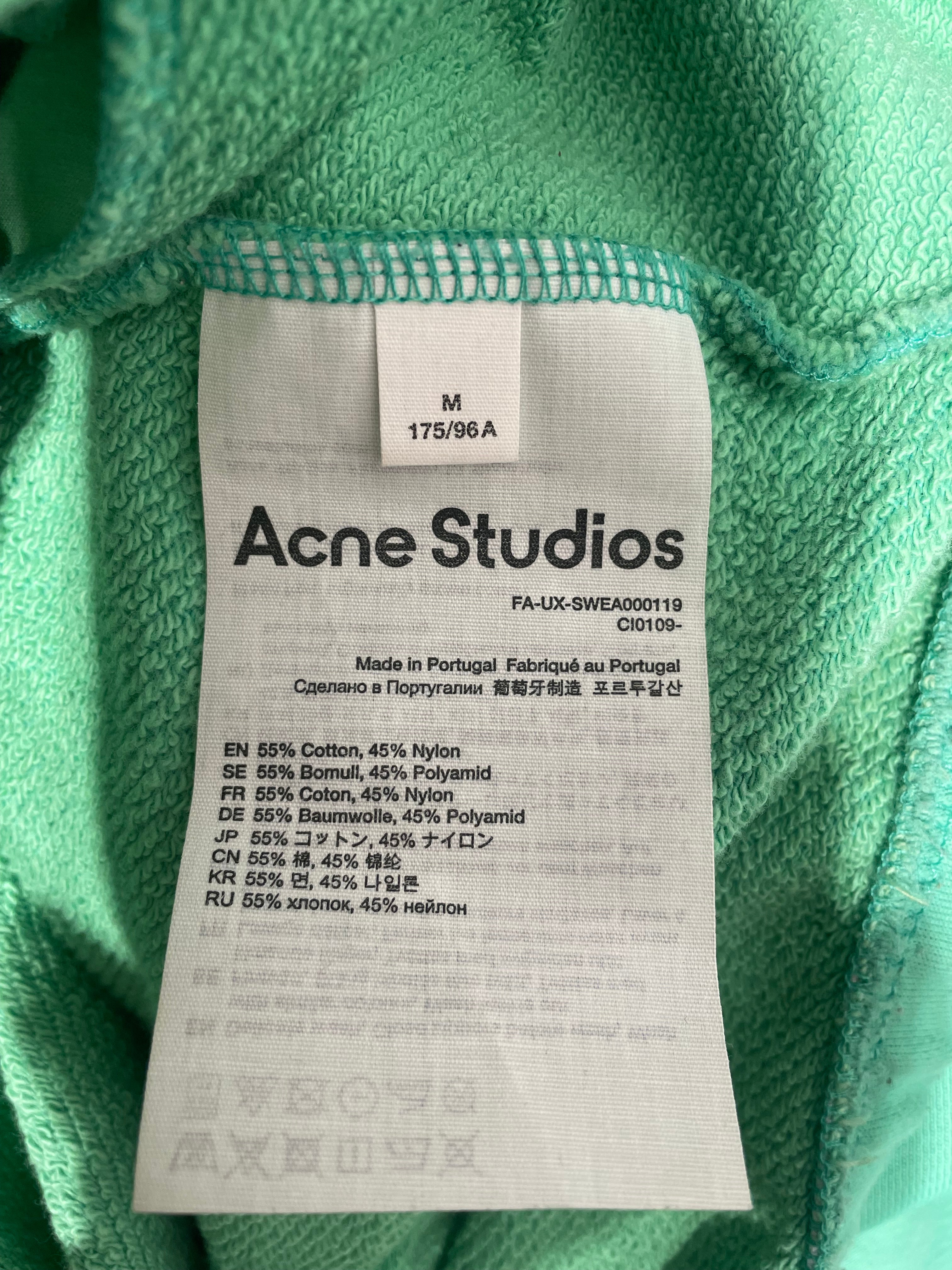 Acne Studios/Jacket/M/Cotton/GRN/velour stripe view 4