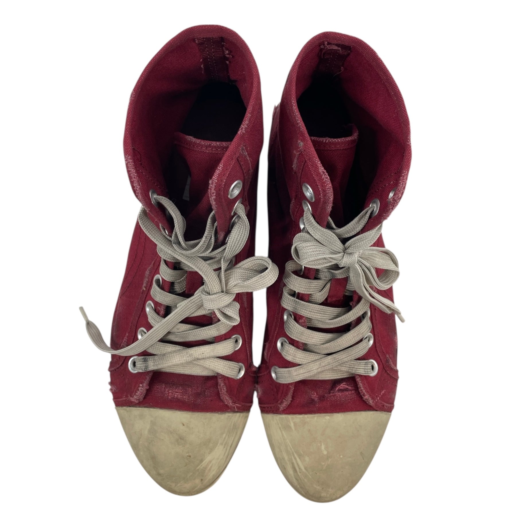 BALENCIAGA/Hi-Sneakers/EU 42/Cotton/RED/PARIS ULTRA FLAT view 3
