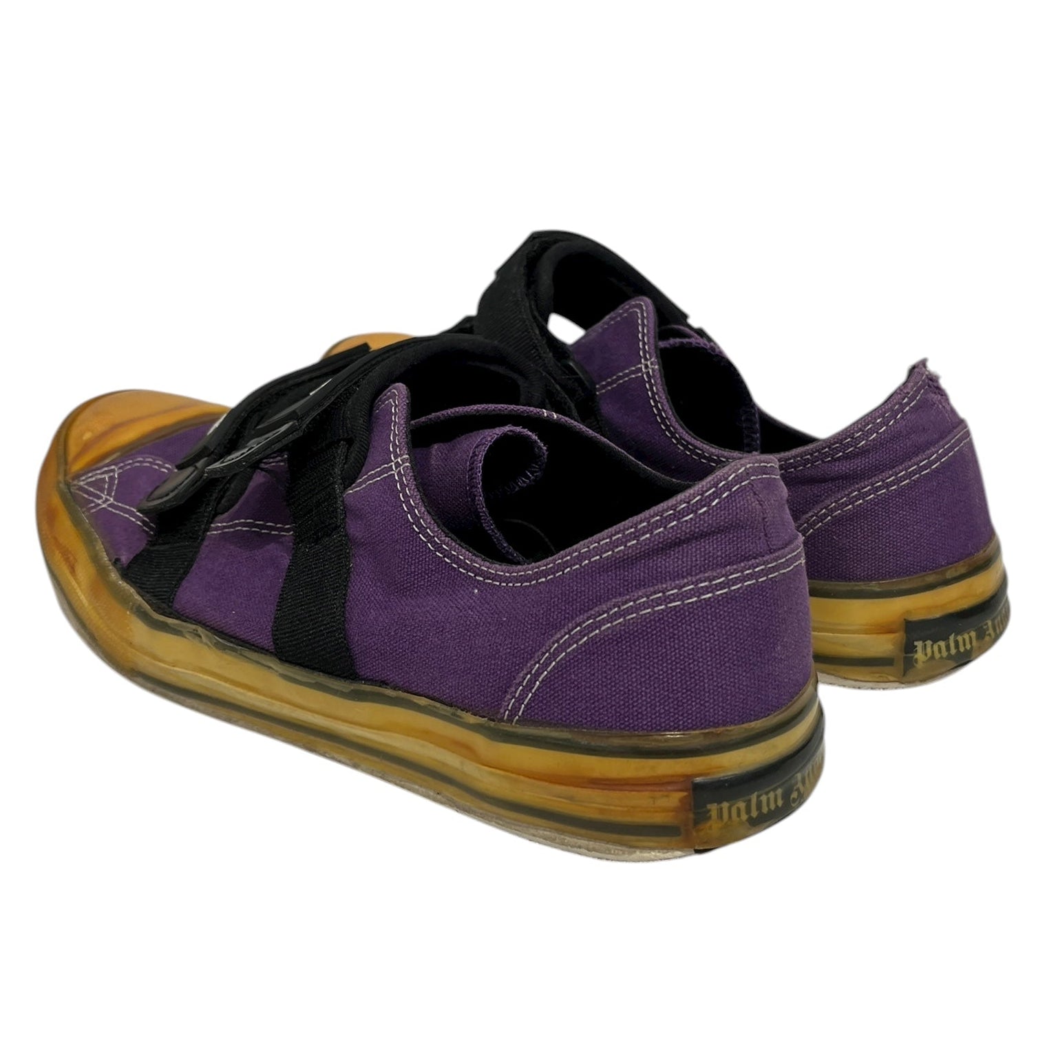 Palm Angels/Low-Sneakers/US 12/Cotton/PPL/Velcro Straps view 2