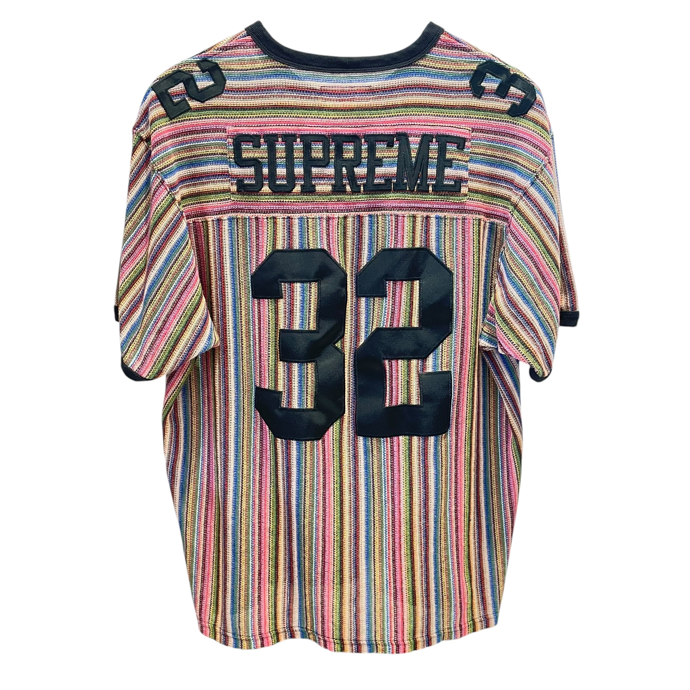 Supreme/T-Shirt/L/Cotton/MLT/All Over Print/Open Knit Football Top view 2