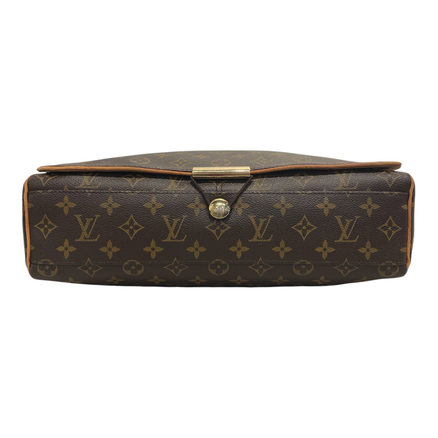 LOUIS VUITTON/Cross Body Bag/Monogram/Leather/BRW/Monogram Abbesses Messenger view 3