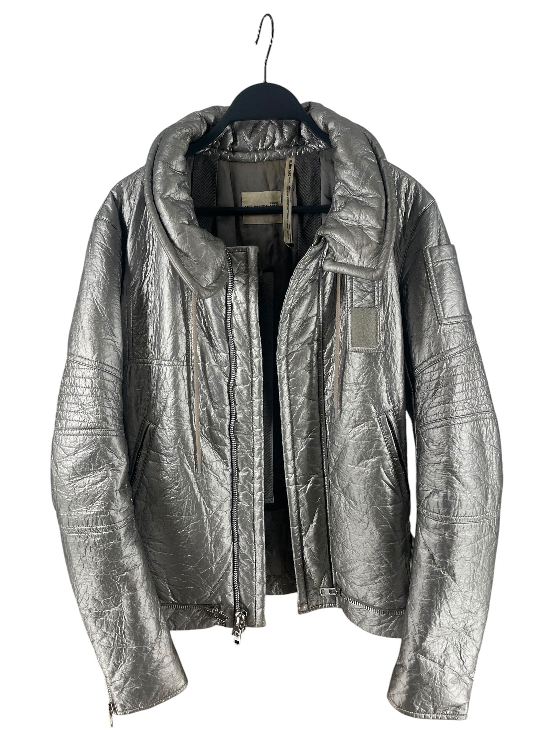 Helmut Lang/Jacket/S/Polyester/SLV/SILVER ASTRO JACKET SZS view 1
