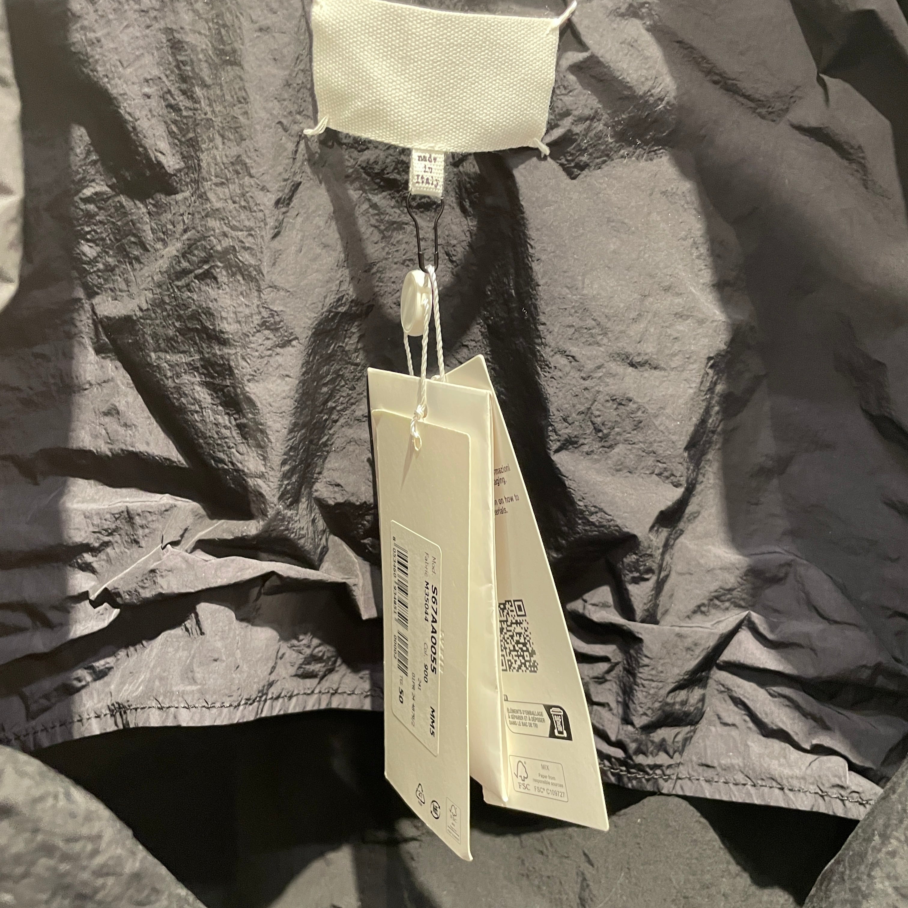 Maison Margiela/Coat/50/Nylon/BLK/HARD HAND PUFF SLEEVE view 5
