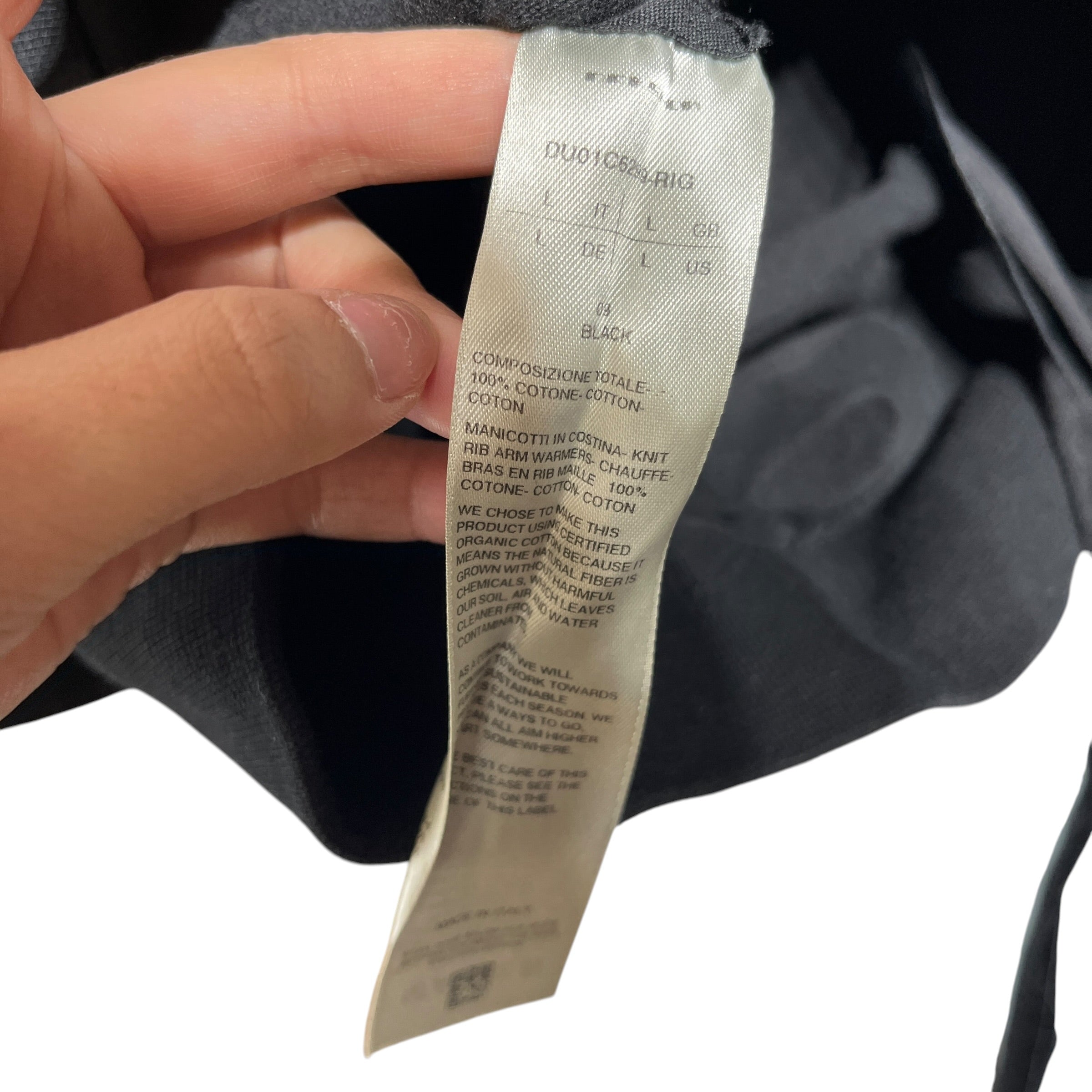 Rick Owens/Hoodie/L/Cotton/BLK/gauntlet granbury hoodie view 4