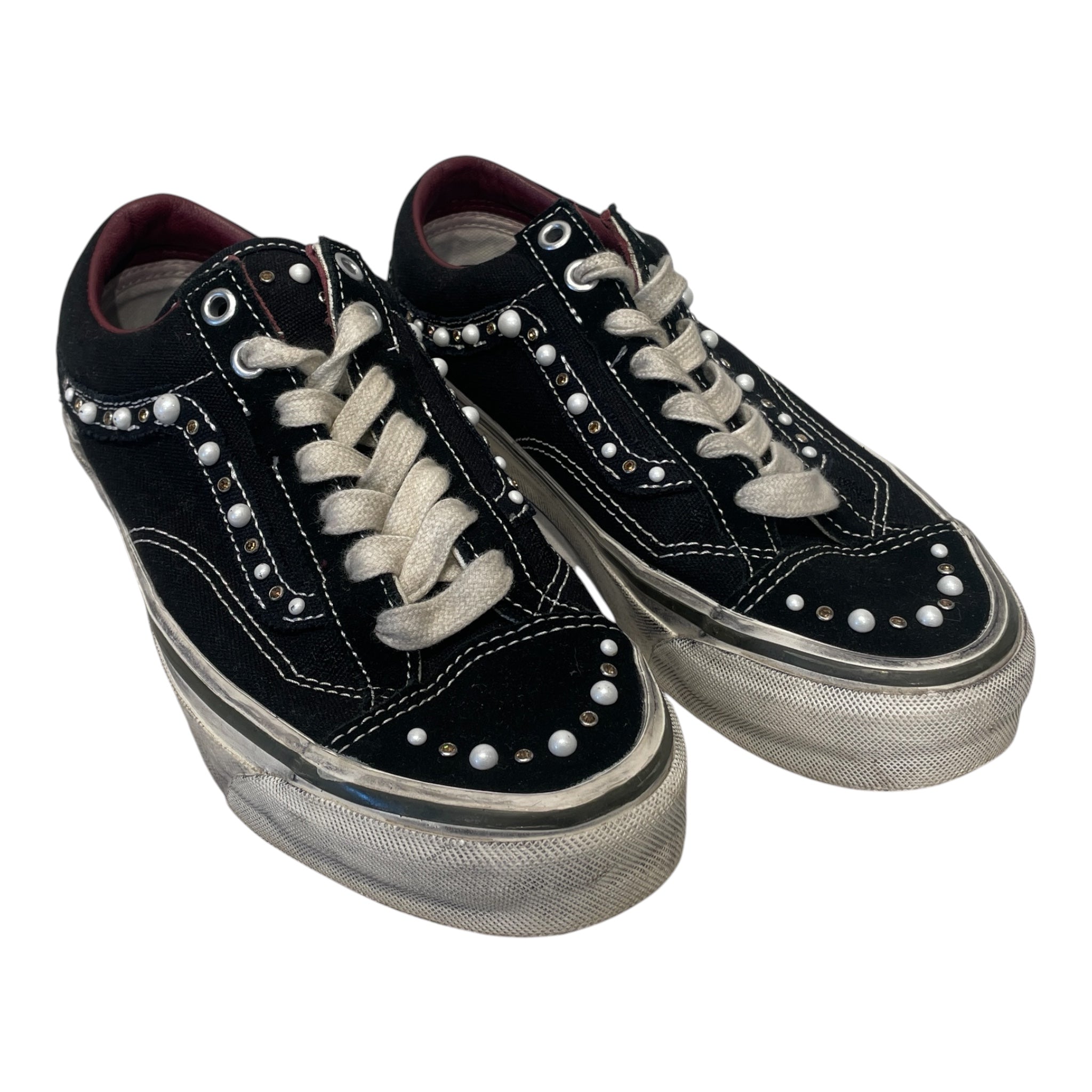 VANS/Low-Sneakers/US 7/Suede/BLK/PEARLIZED 36 OLD SKOOL view 1
