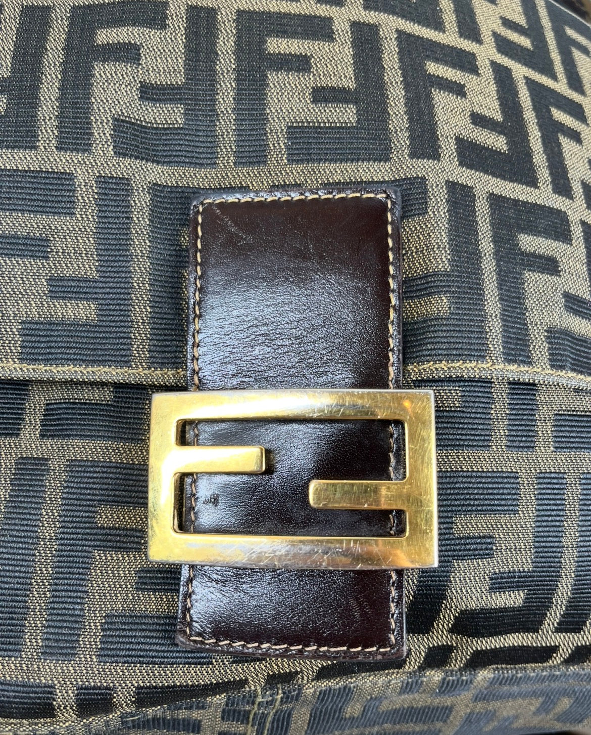 FENDI/Bag/Monogram/Cotton/KHK/ZUCA MAMA BAGUETTE view 6