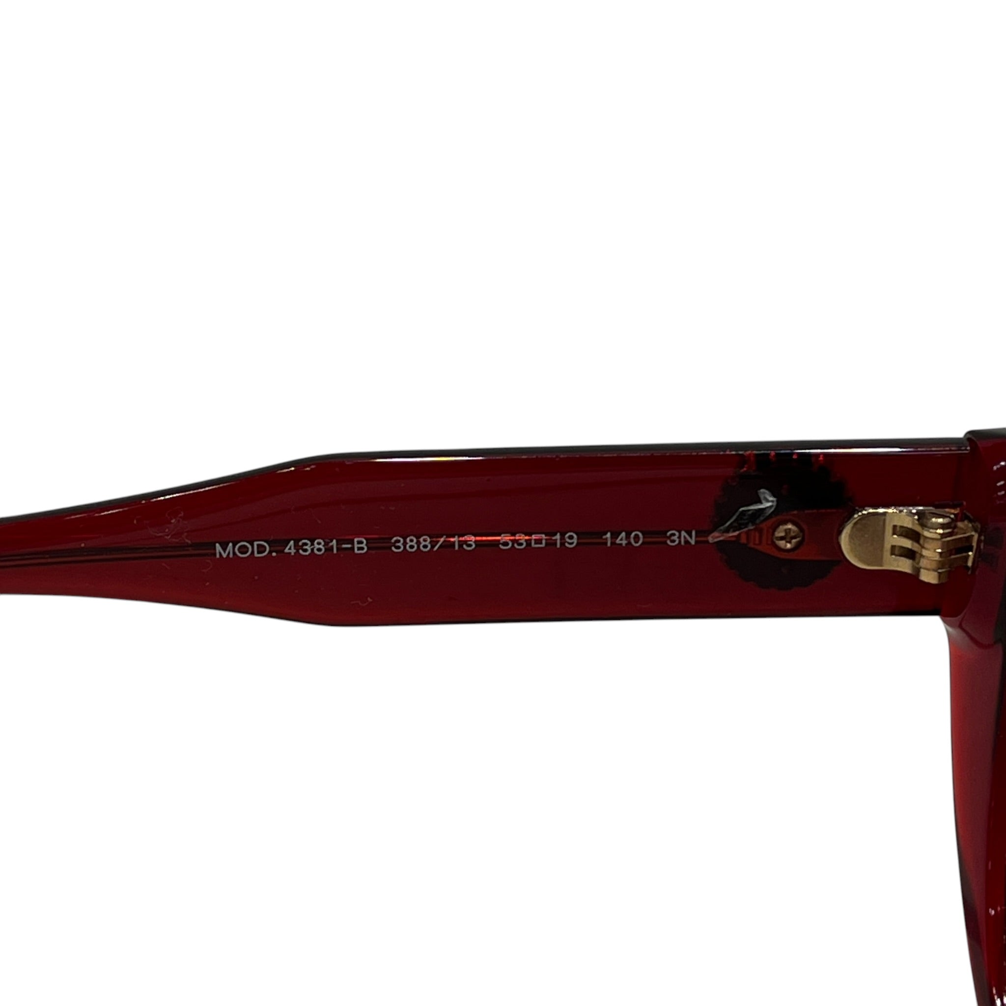 VERSACE/Sunglasses/Plastic/RED/L's/cat-eye medusa gold 4381-B view 5