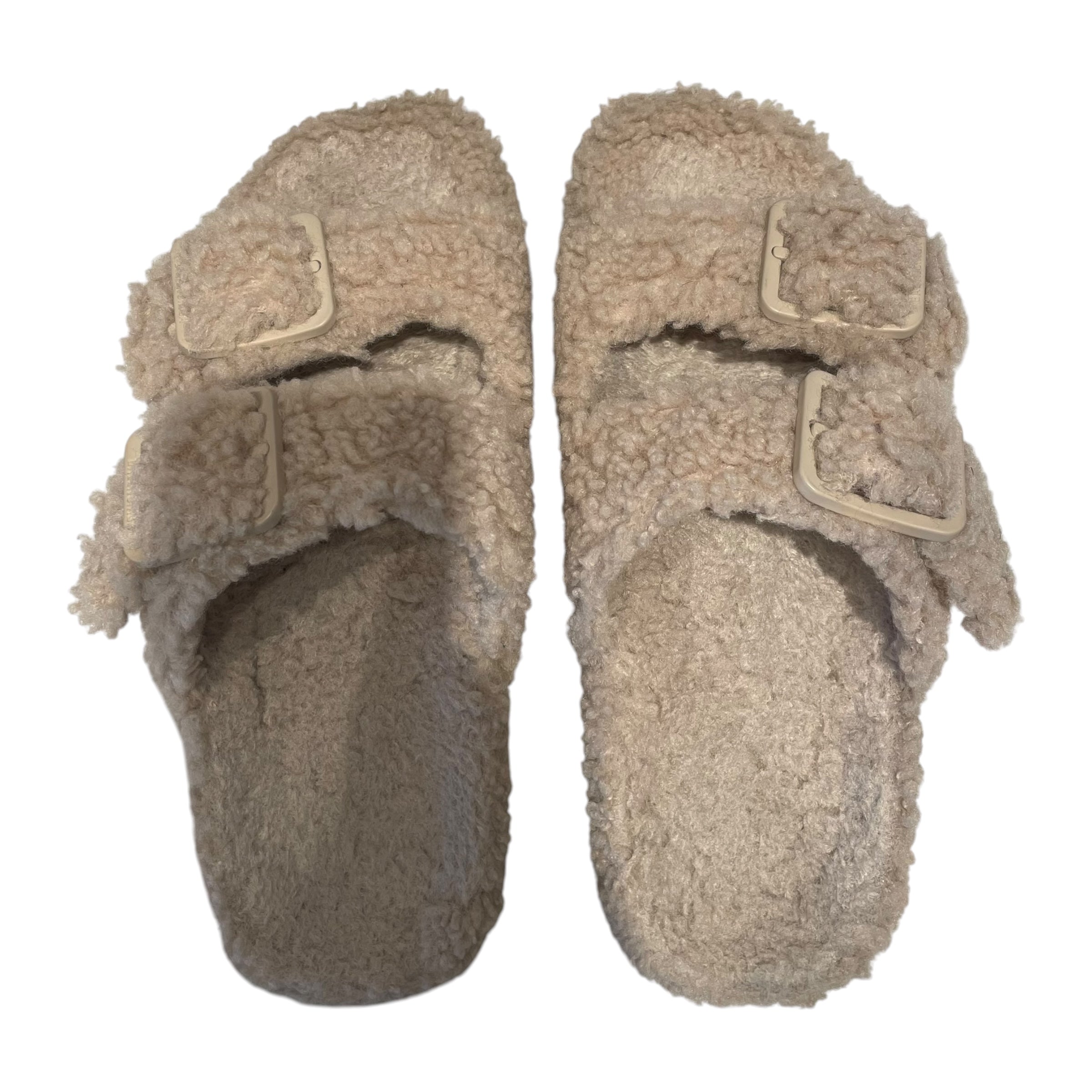 BALENCIAGA/Sandals/EU 44/Fur/CRM/Faux Fur Slides view 4