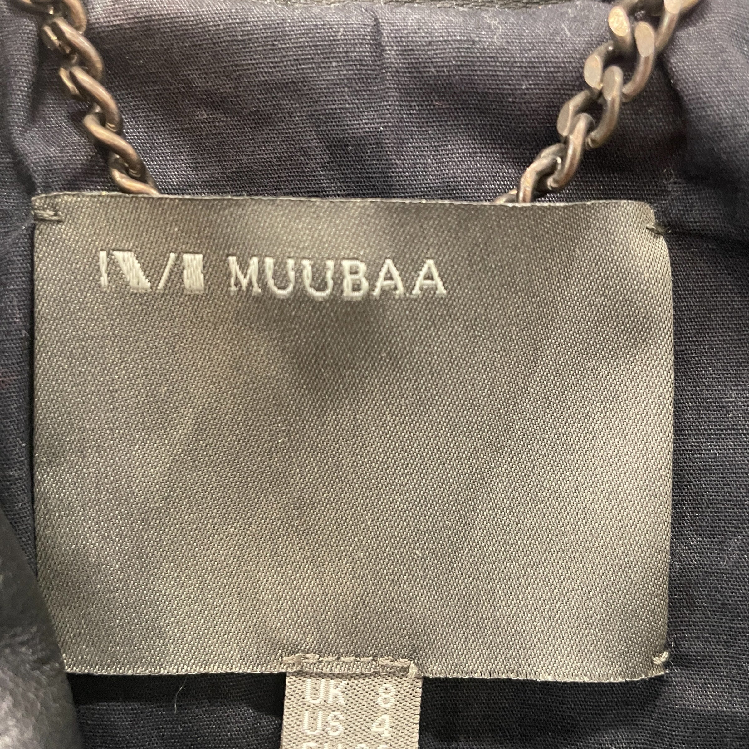 Muubaa/Jacket/S/Leather/GRY/ view 3