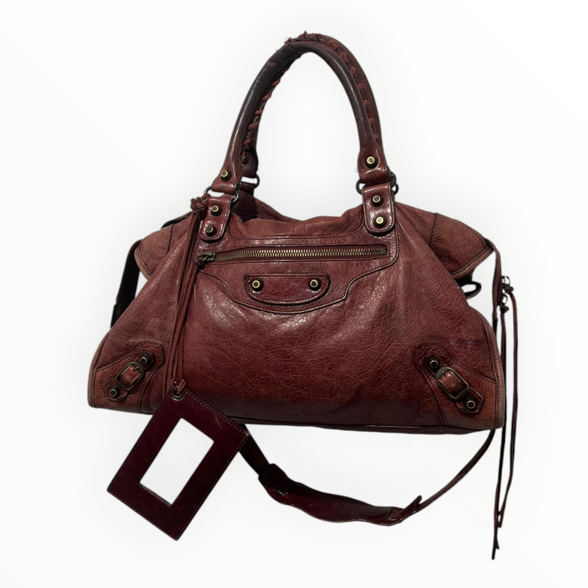 BALENCIAGA/Bag/Leather/BRD/city bag brass hardware 115748 view 1