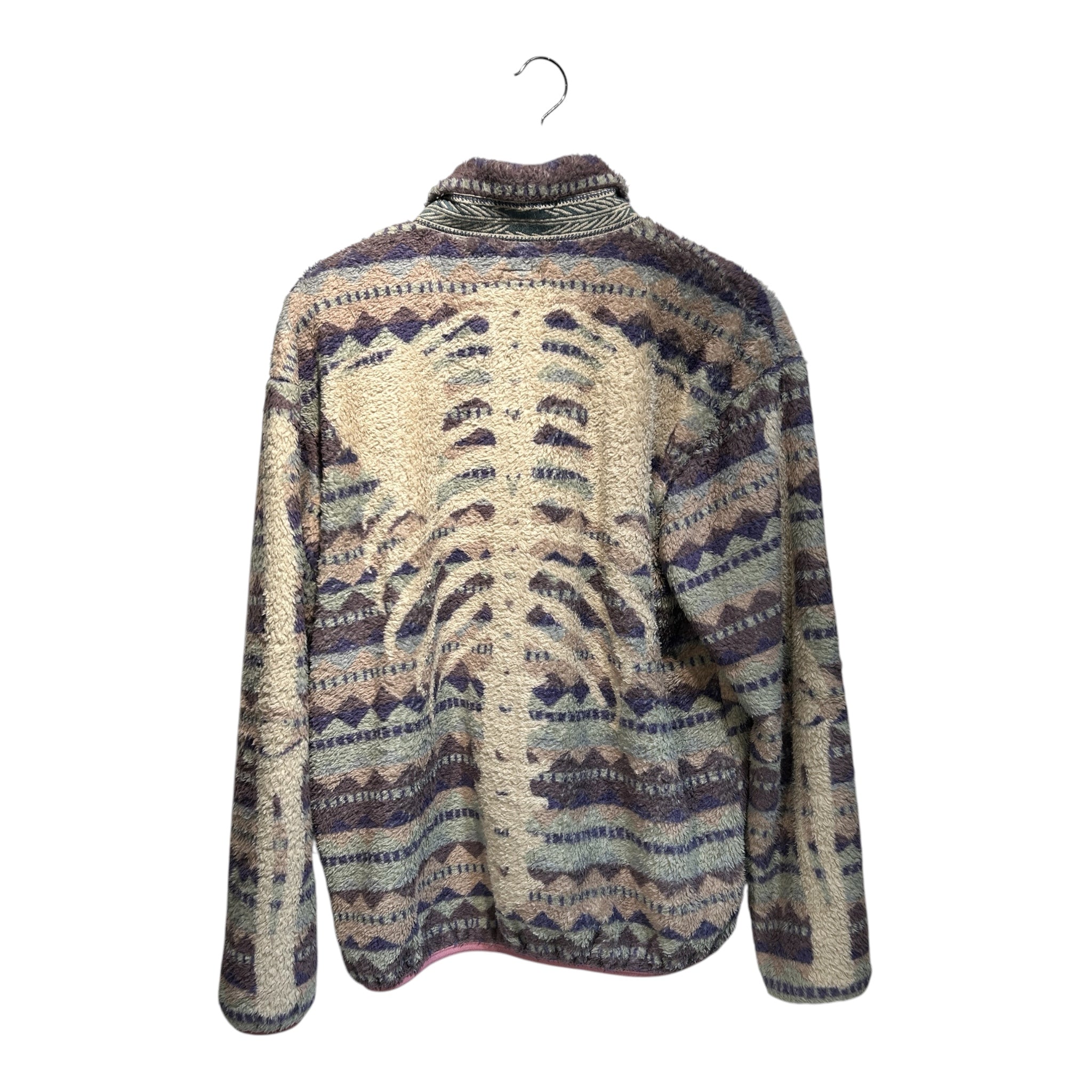 KAPITAL/Fleece Jkt/3/Polyester/PPL/All Over Print/LION ZIPPER view 2