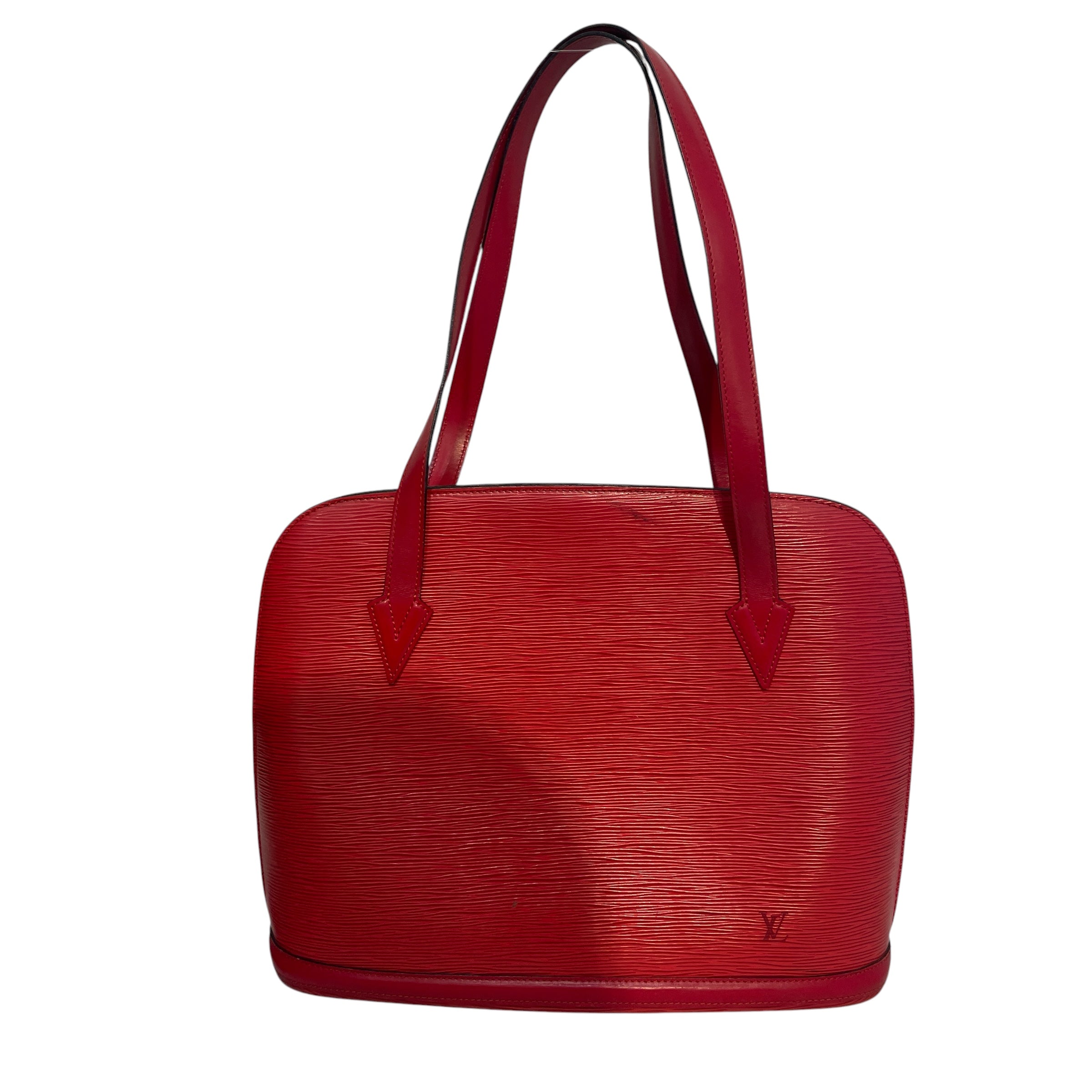 LOUIS VUITTON/Bag/Leather/RED/Epi Leather Lussac view 1