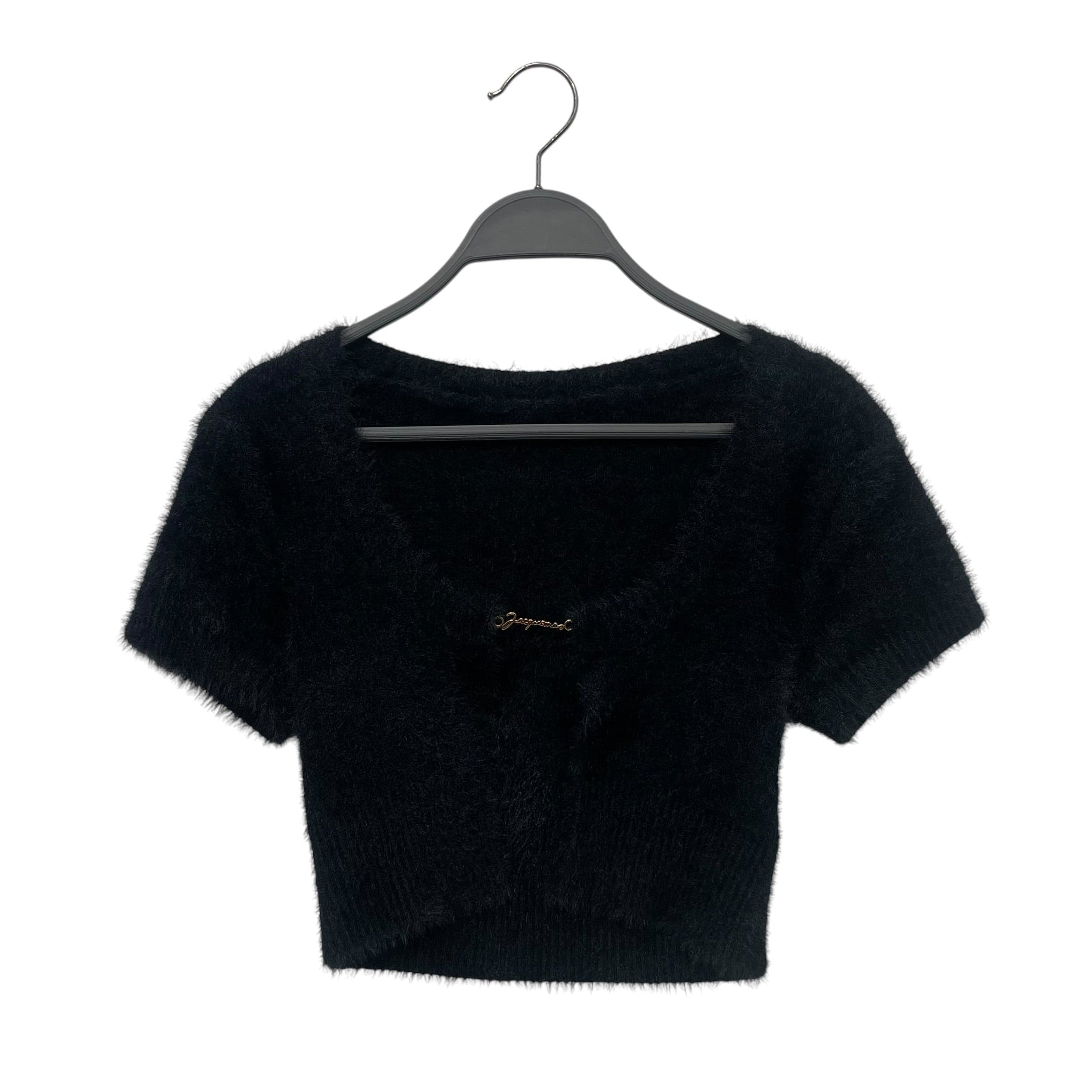 JACQUEMUS/Cardigan/34/Wool/BLK/ view 1