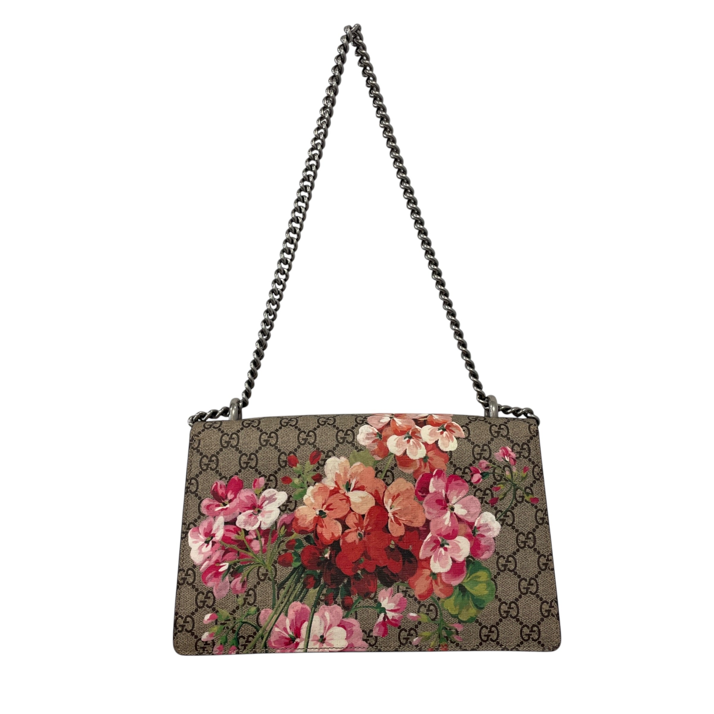 GUCCI/Clutch Bag/Graphic/Leather/MLT/Flower Silver Hardware Tiger view 2