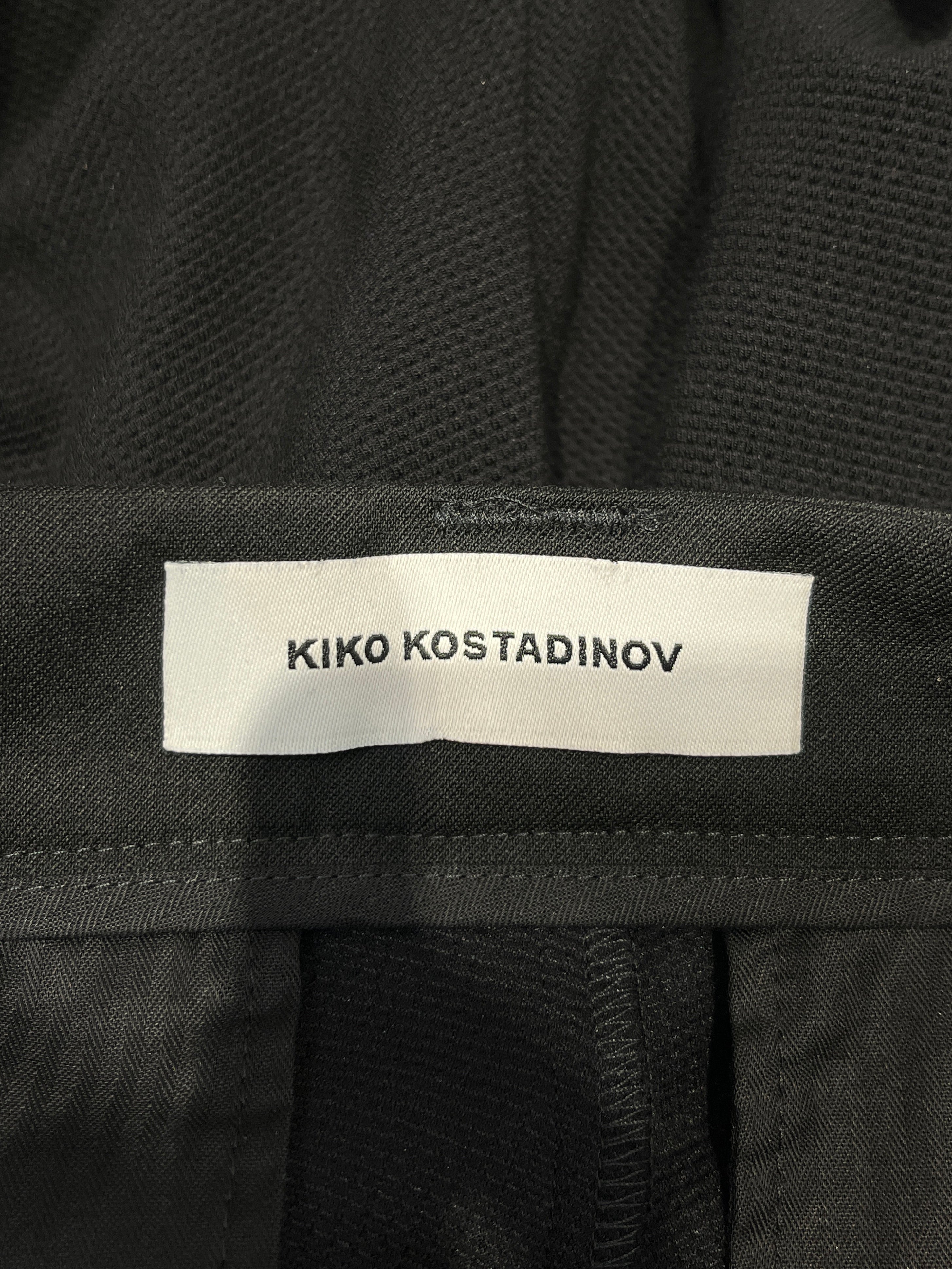 Kiko Kostadinov/Sarouel Pants/52/BLK/AGATHON TROUSERS view 3