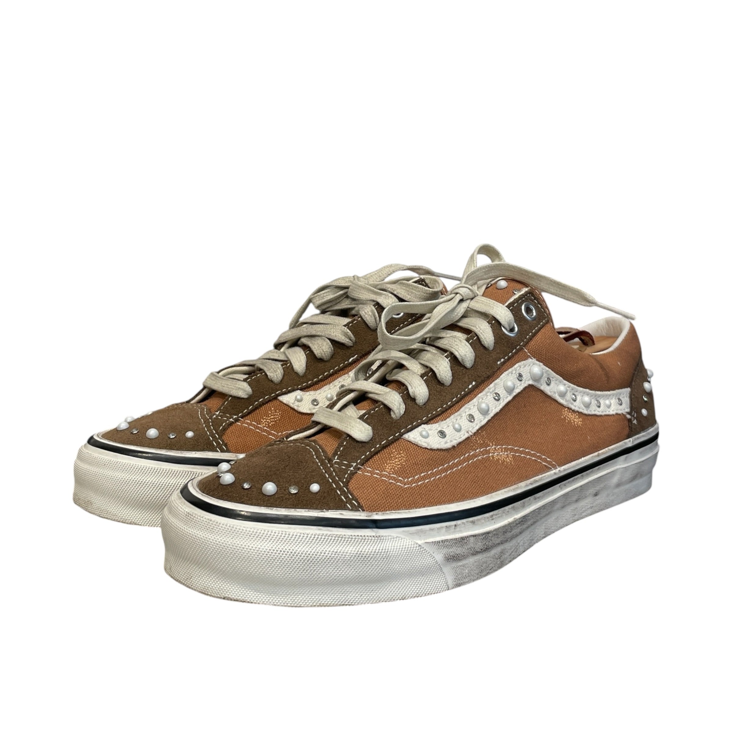 VANS/Low-Sneakers/US 10/Cotton/BRW/VANS PEARLIZED view 3