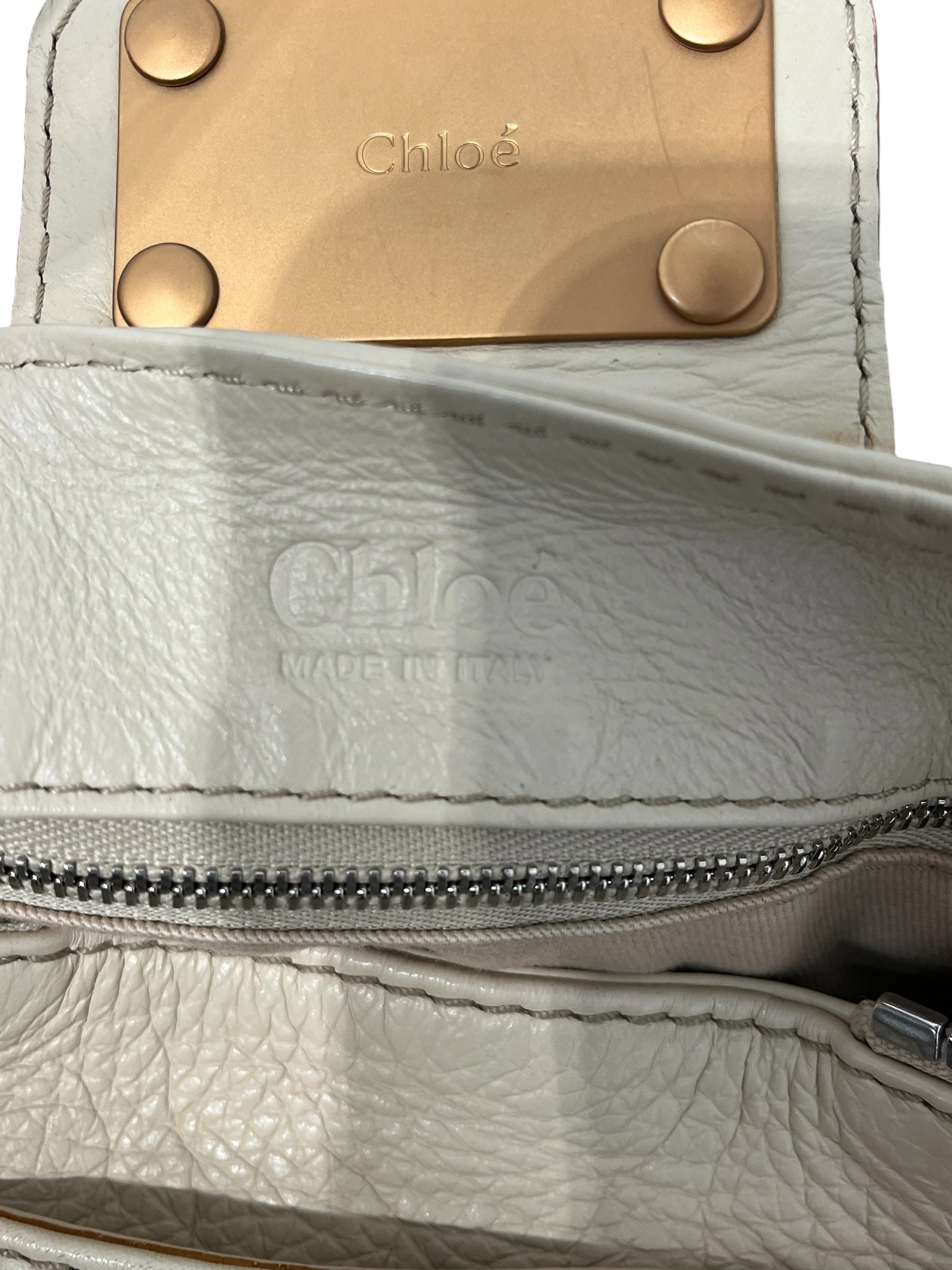 Chloe/Hand Bag/Leather/CRM/PADDINGTON LOCK BAG view 6