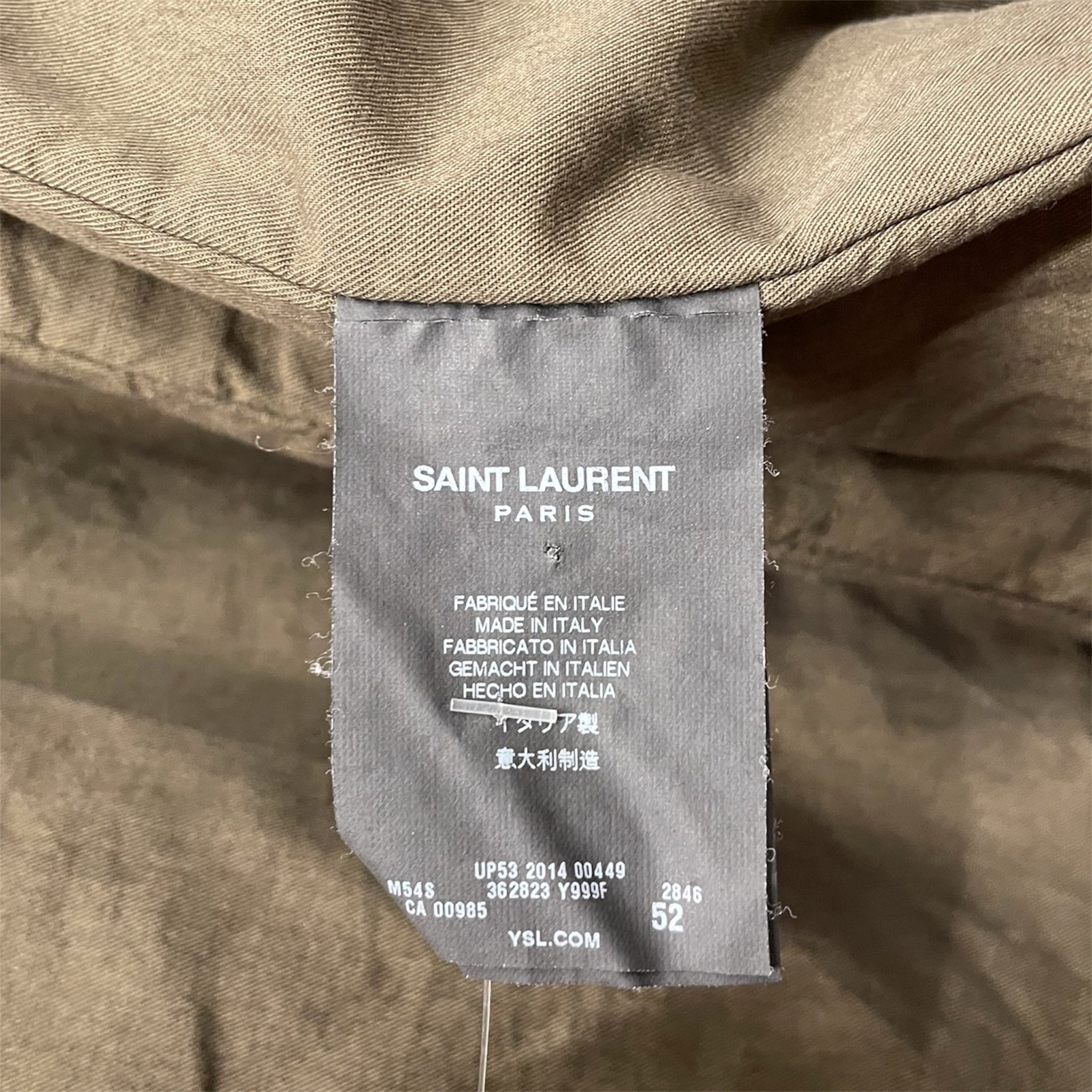 SAINT LAURENT/Coat/52/Wool/GRN/CAPE JACKET view 4