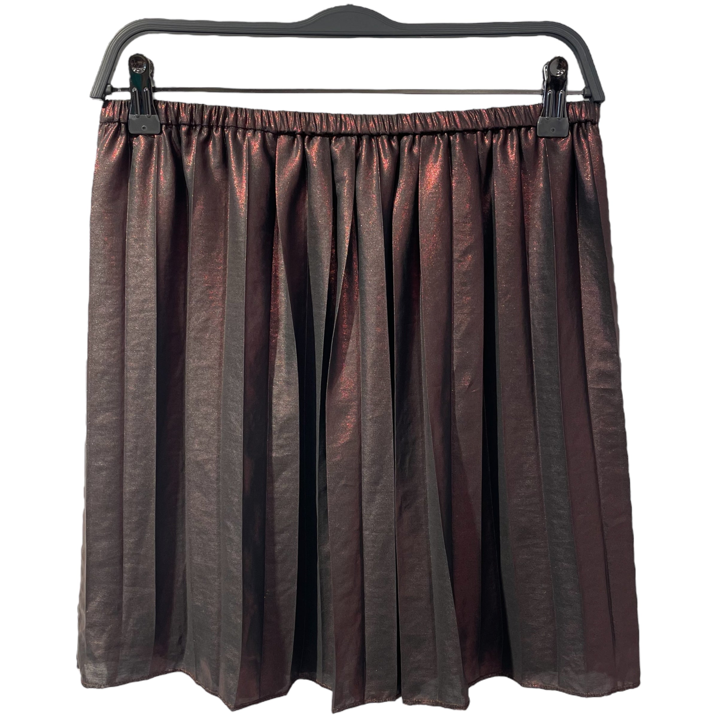 ISABEL MARANT ETOILE/Skirt/M/Polyester/BRD/SHINY + PLEATED view 2